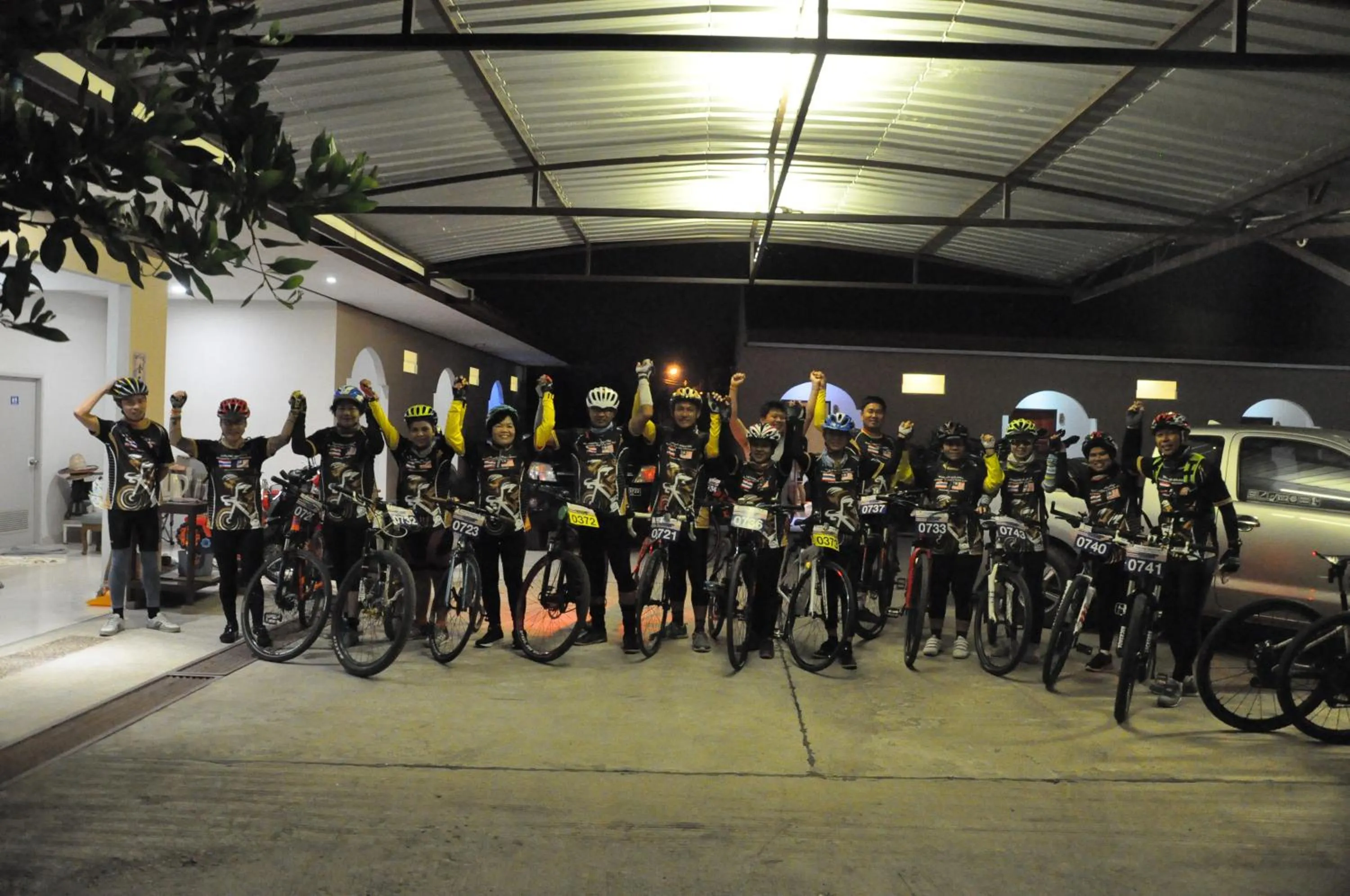 Cycling in Banana Resort Sadao