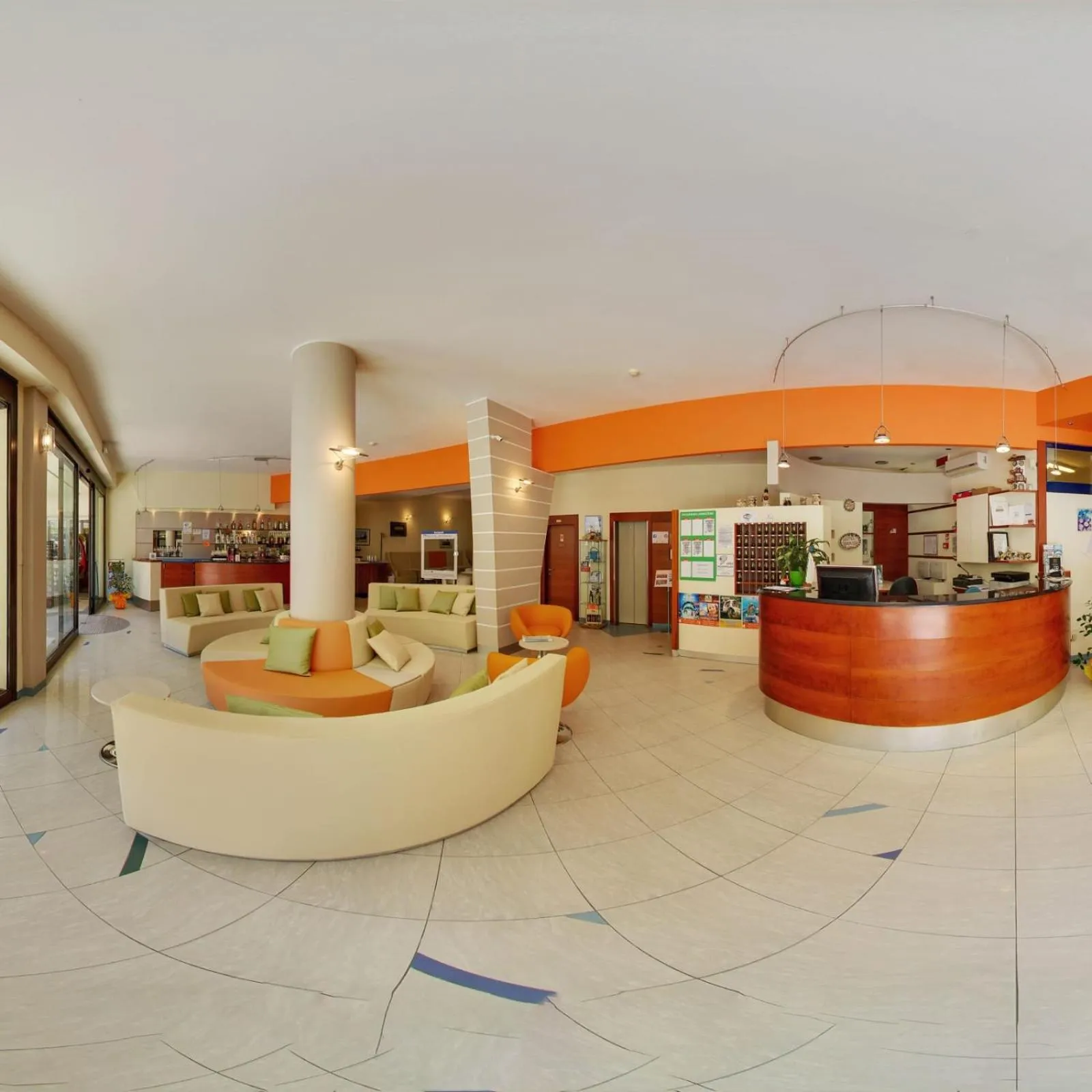 Lobby or reception in Hotel Sorriso
