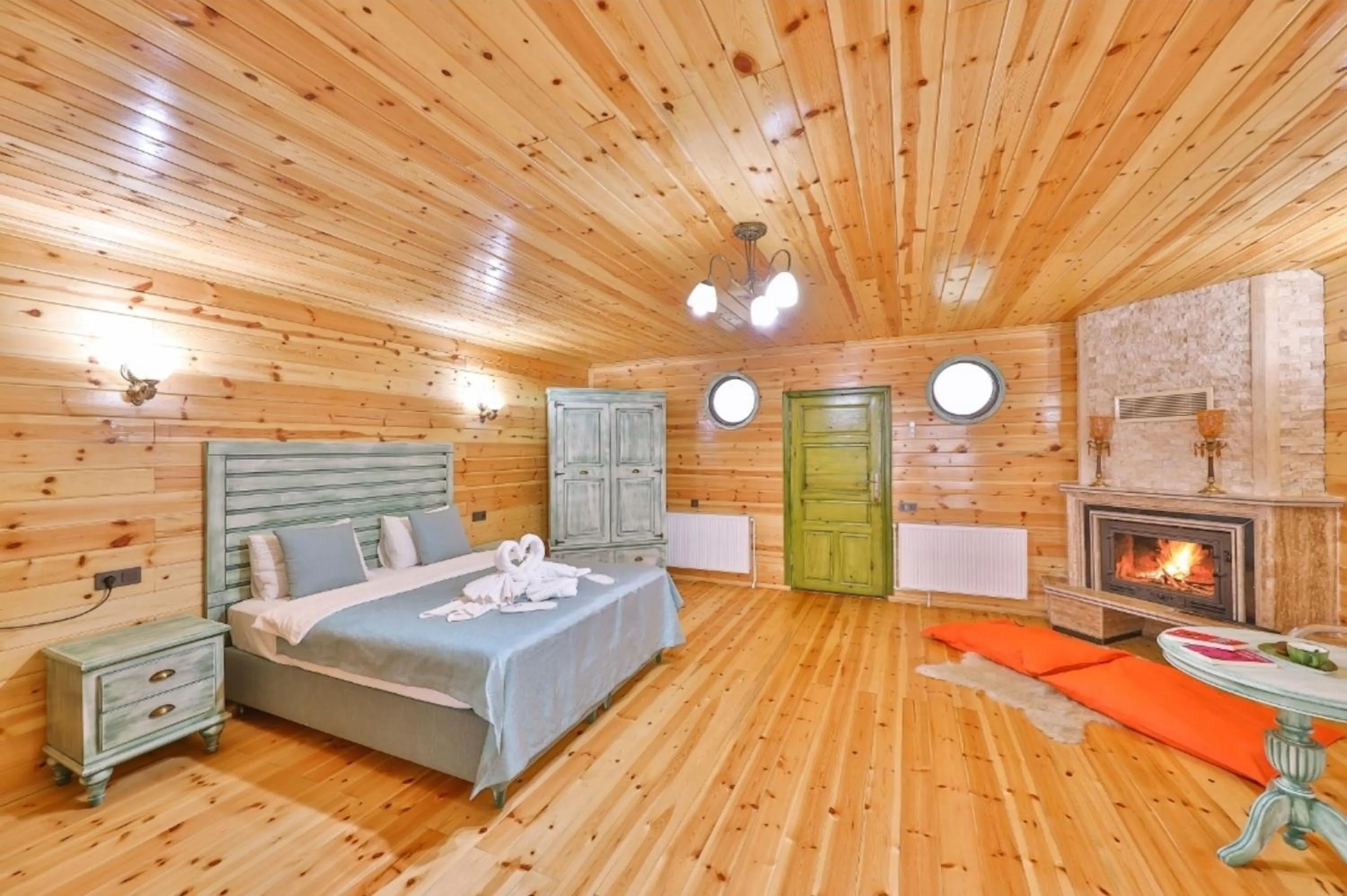 Bed in Agva Teras Garden Hotel & Bungalow