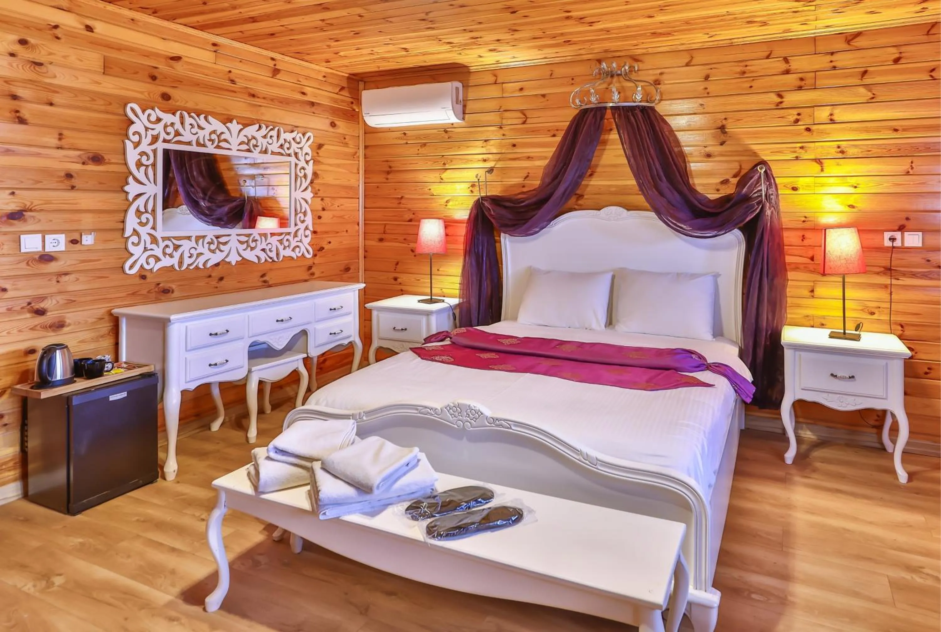 Bed in Agva Teras Garden Hotel & Bungalow