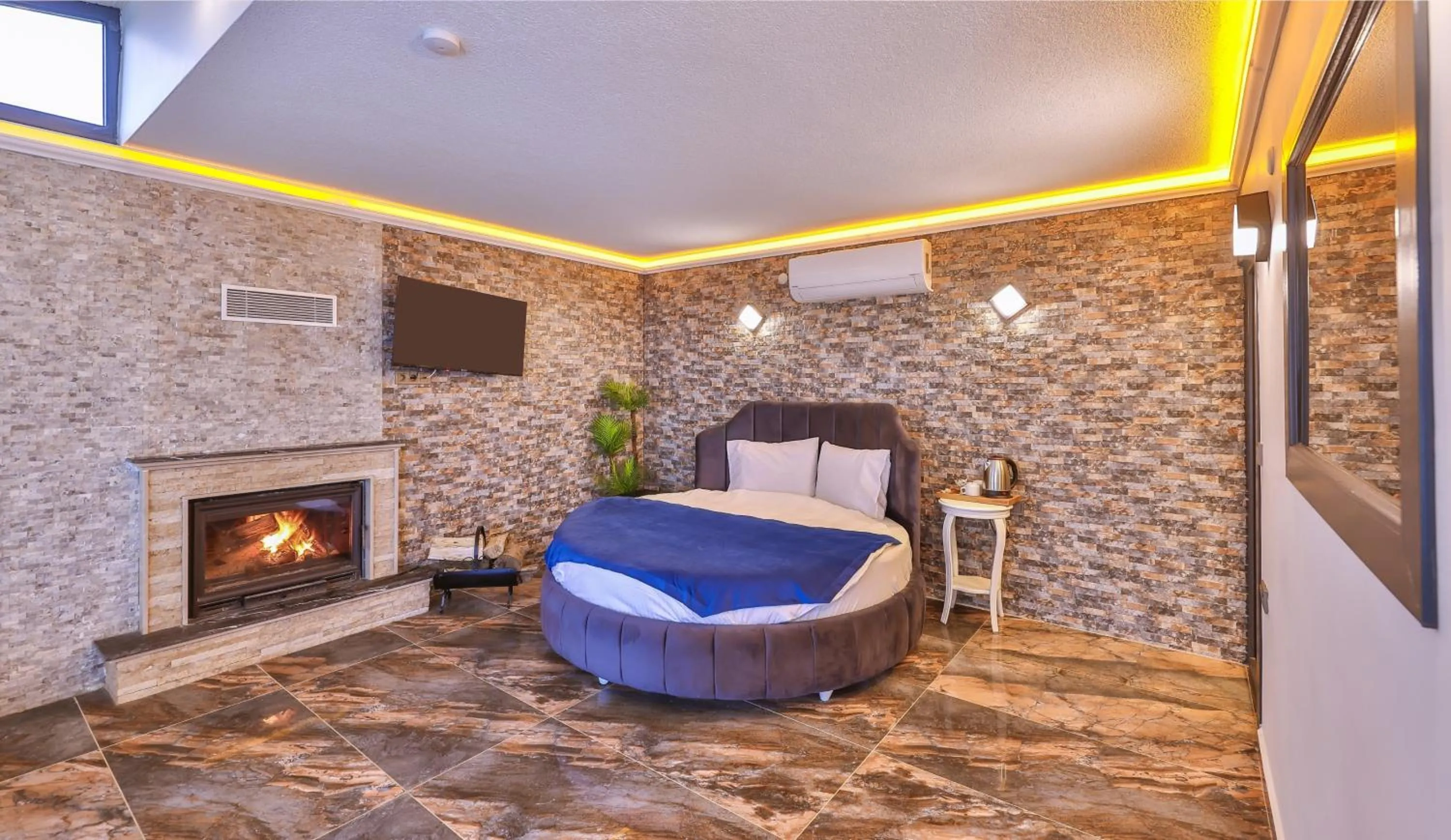 Bed in Agva Teras Garden Hotel & Bungalow