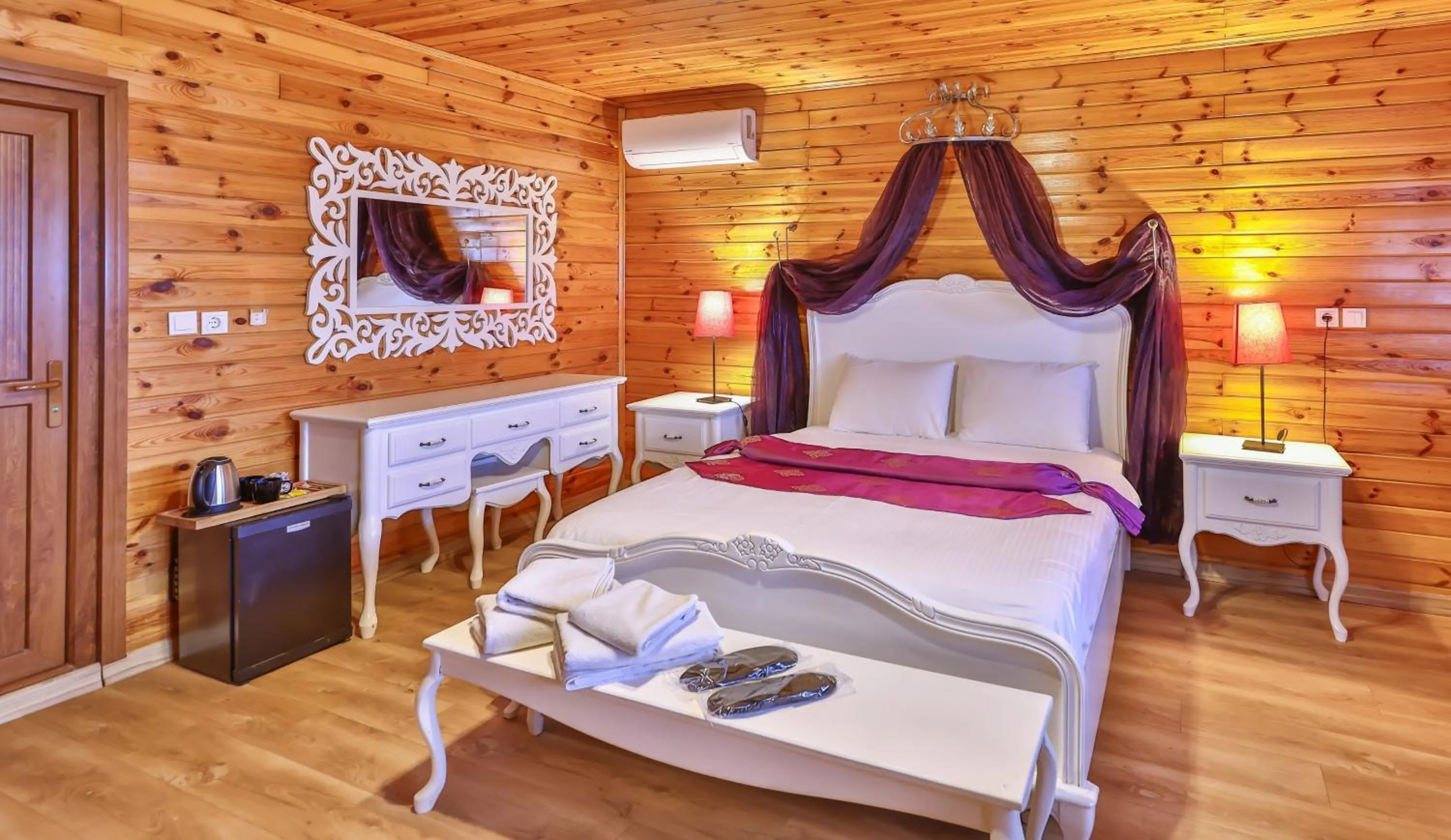 Bed in Agva Teras Garden Hotel & Bungalow