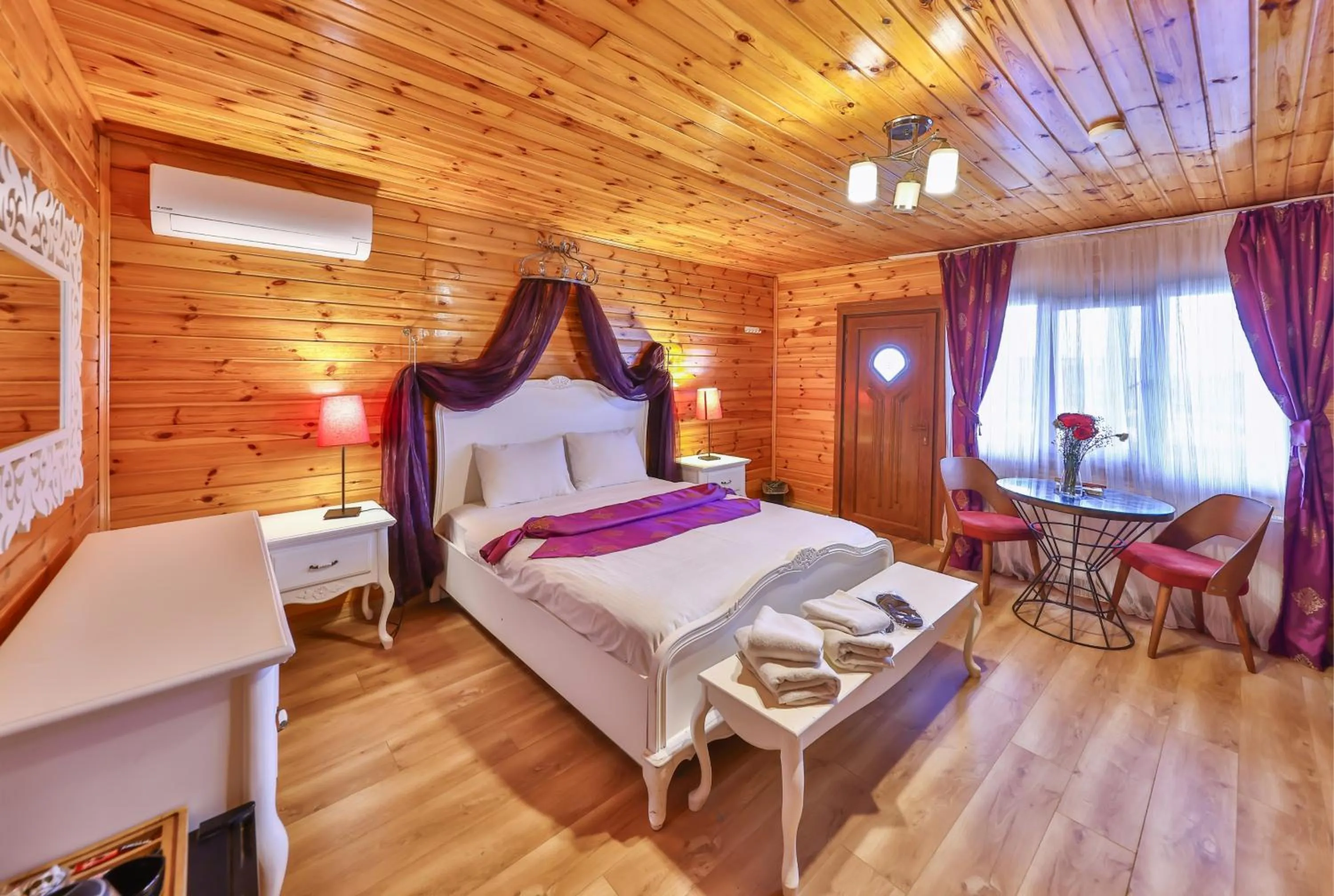 Bed in Agva Teras Garden Hotel & Bungalow