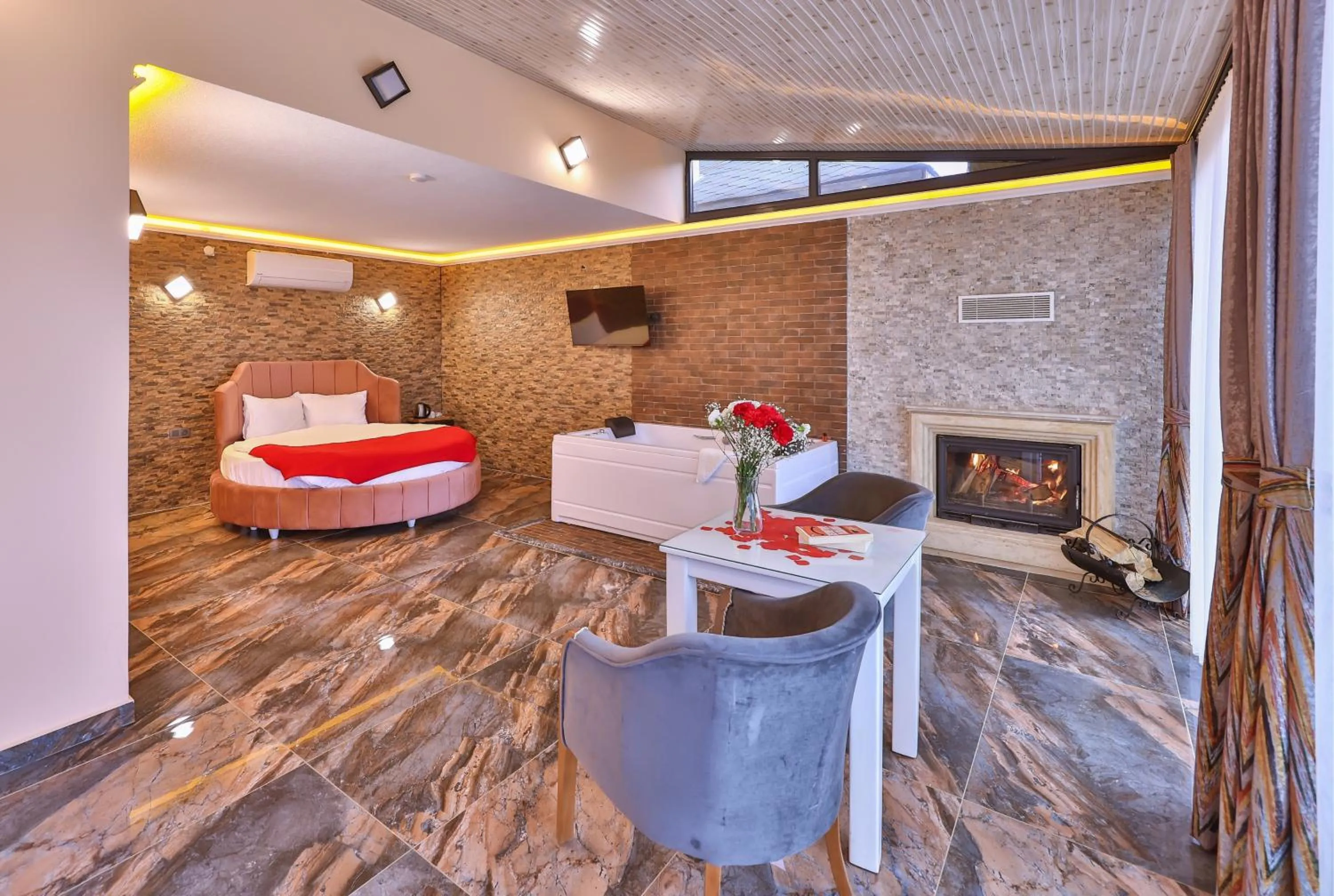 Bed in Agva Teras Garden Hotel & Bungalow