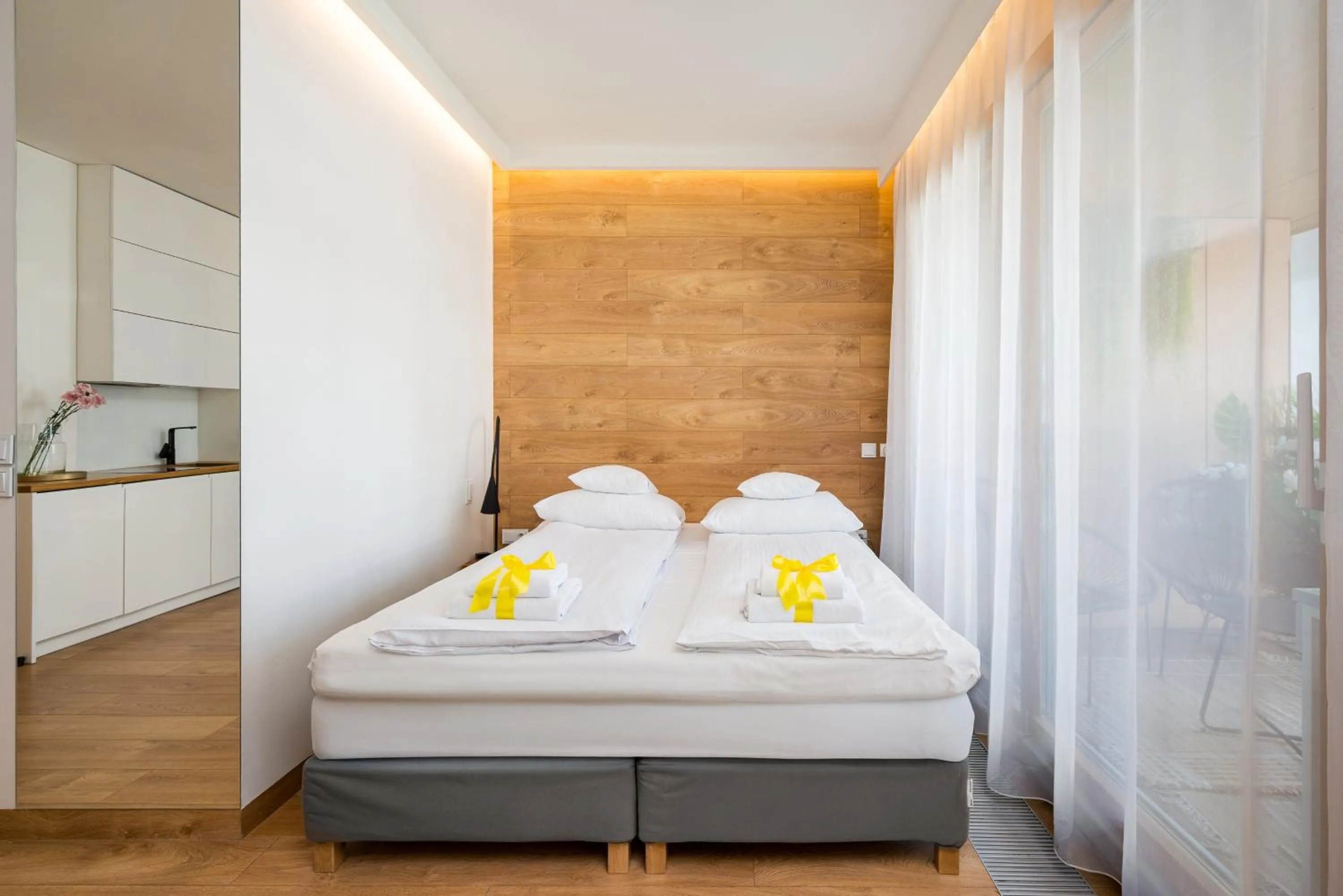 Bed in GO Apartments - ApartHotel