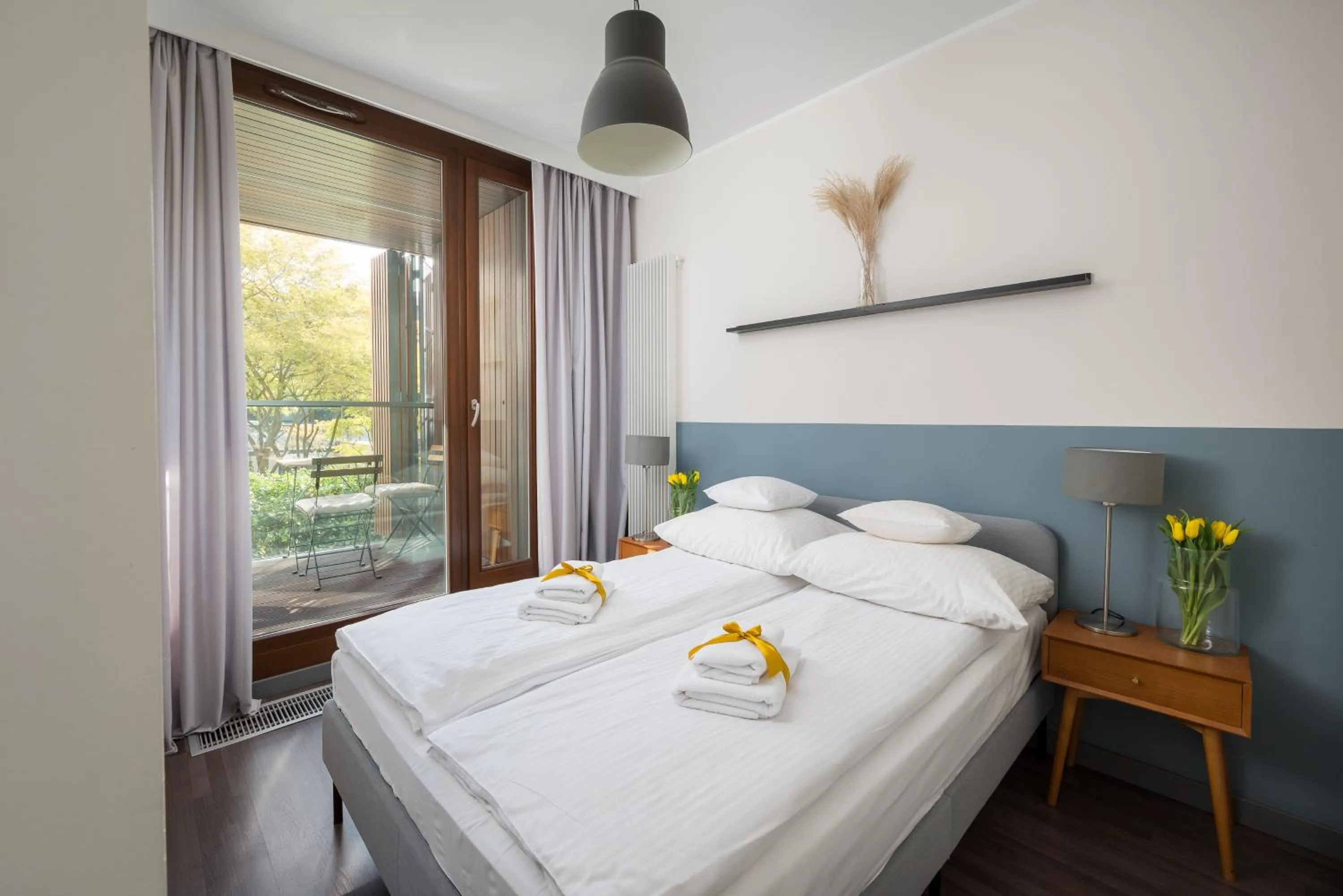 Bed in GO Apartments - ApartHotel