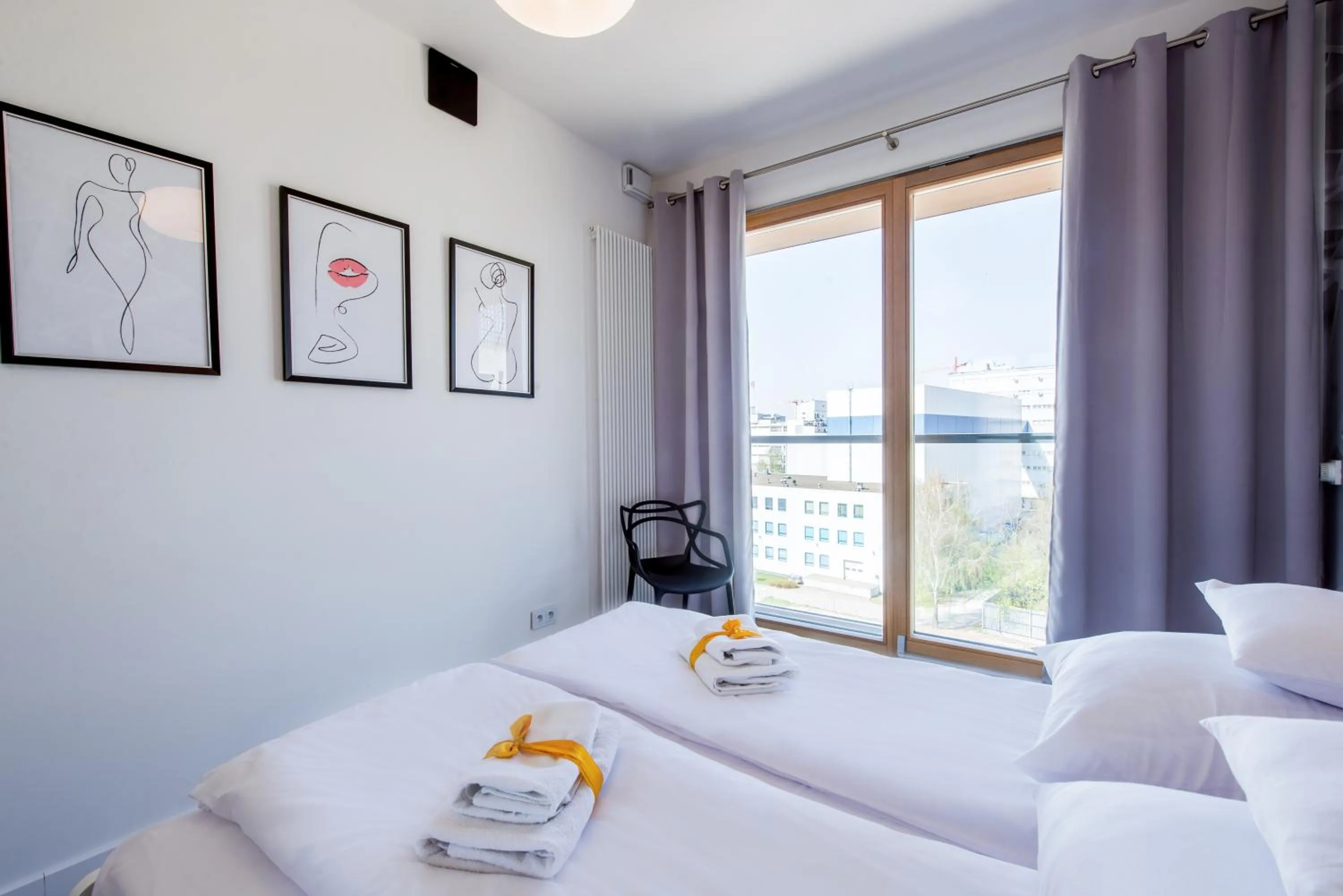 Bed in GO Apartments - ApartHotel