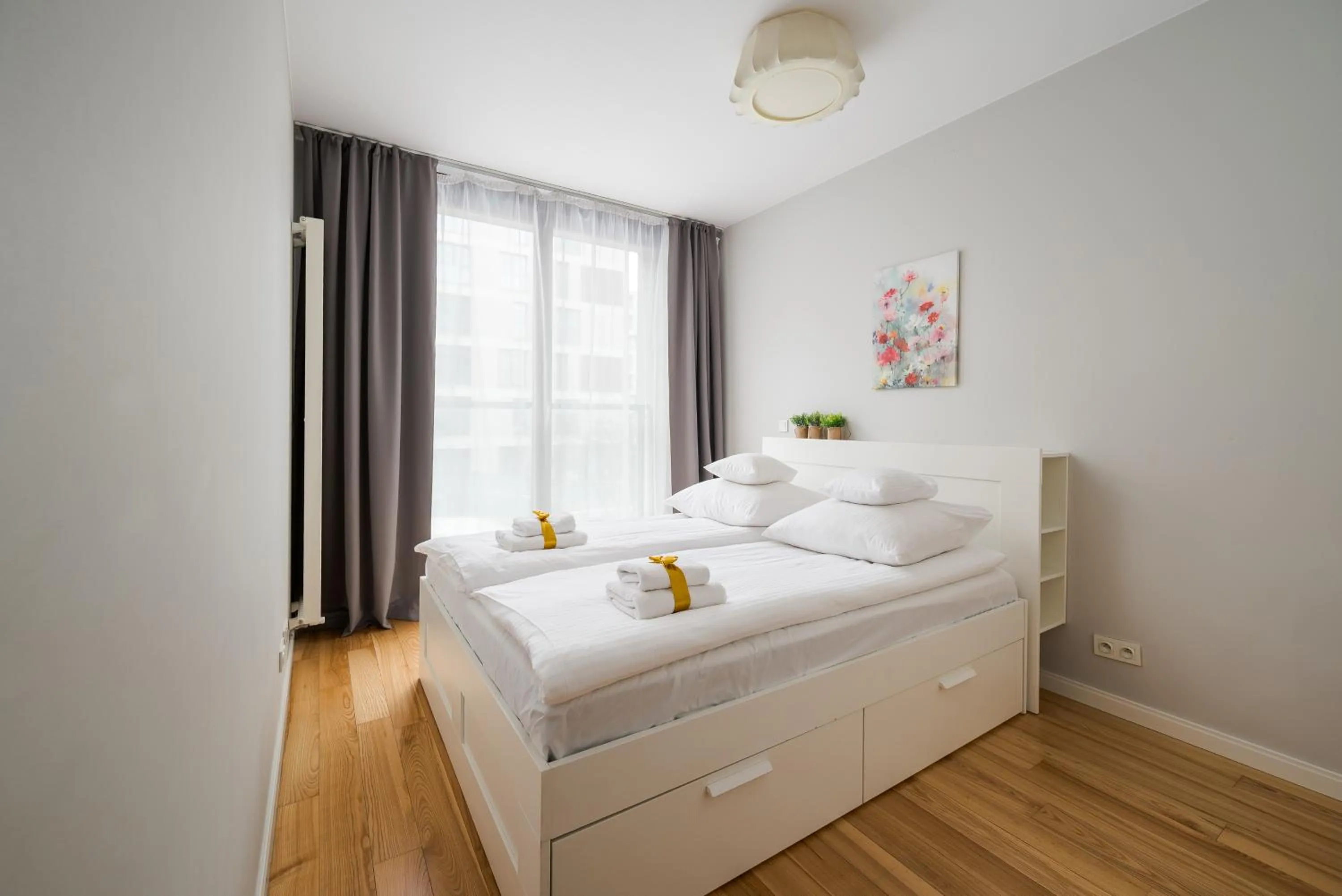 Bedroom, Bed in GO Apartments - ApartHotel