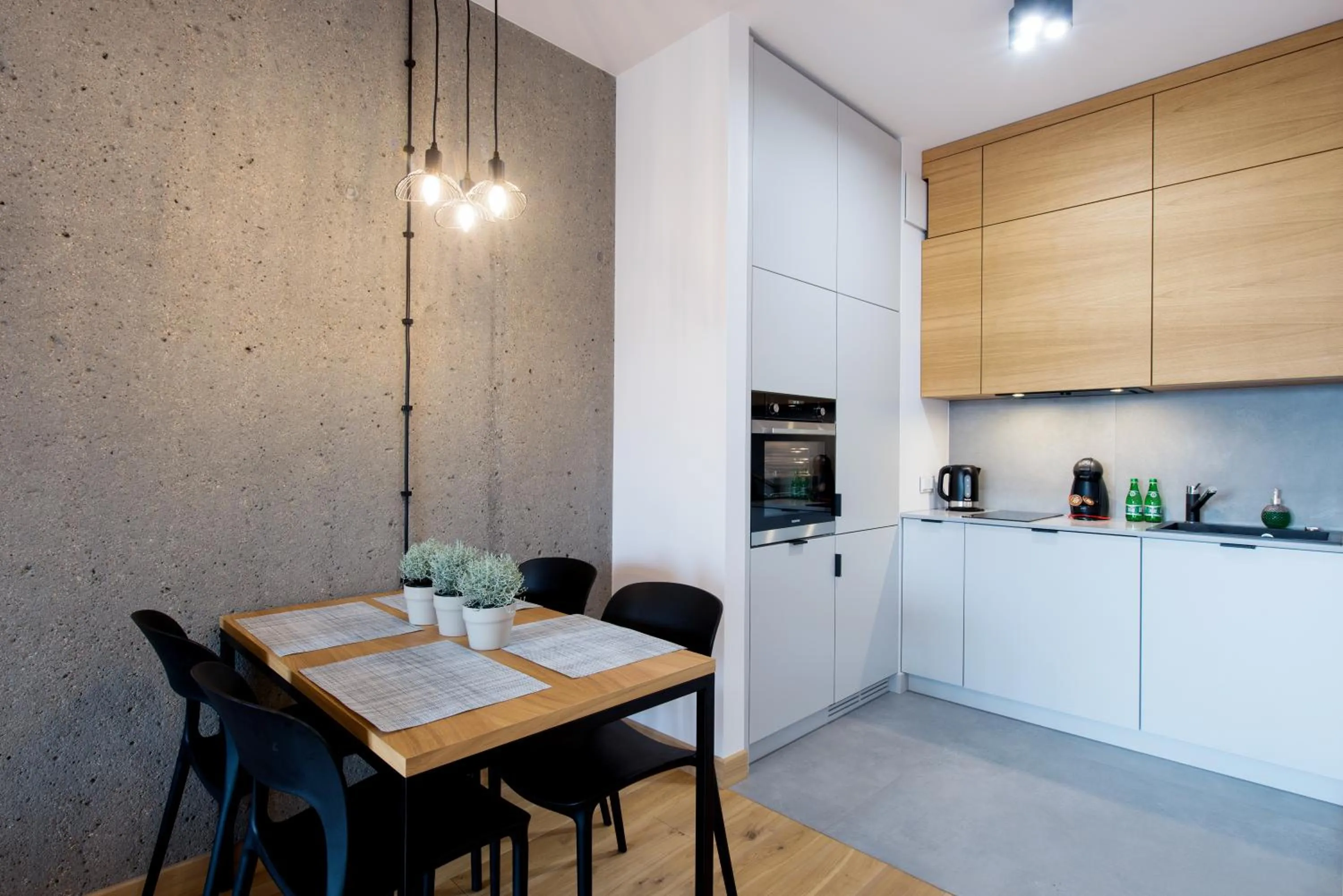 Kitchen or kitchenette in GO Apartments - ApartHotel