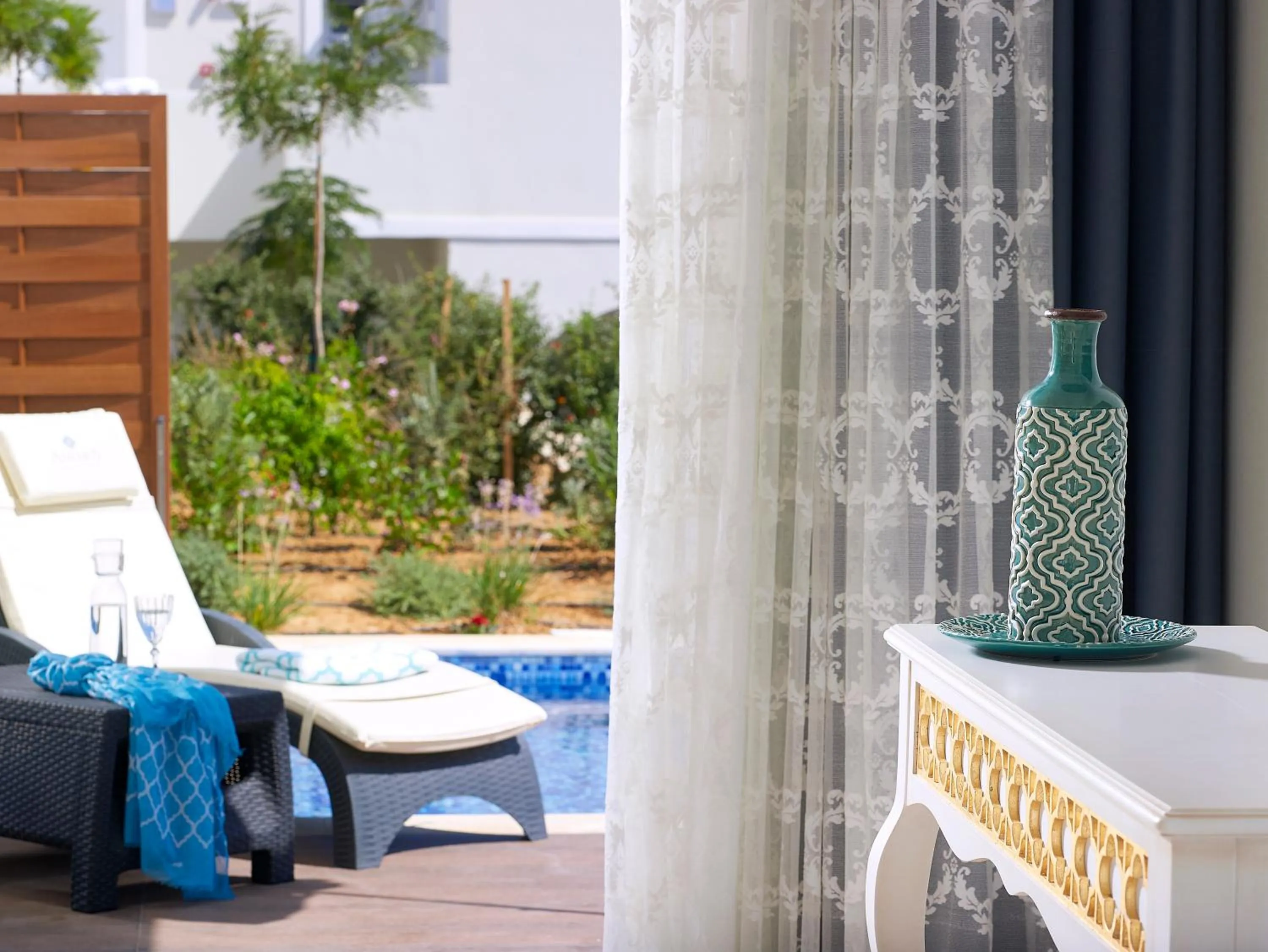 Decorative detail in Anemos Luxury Grand Resort