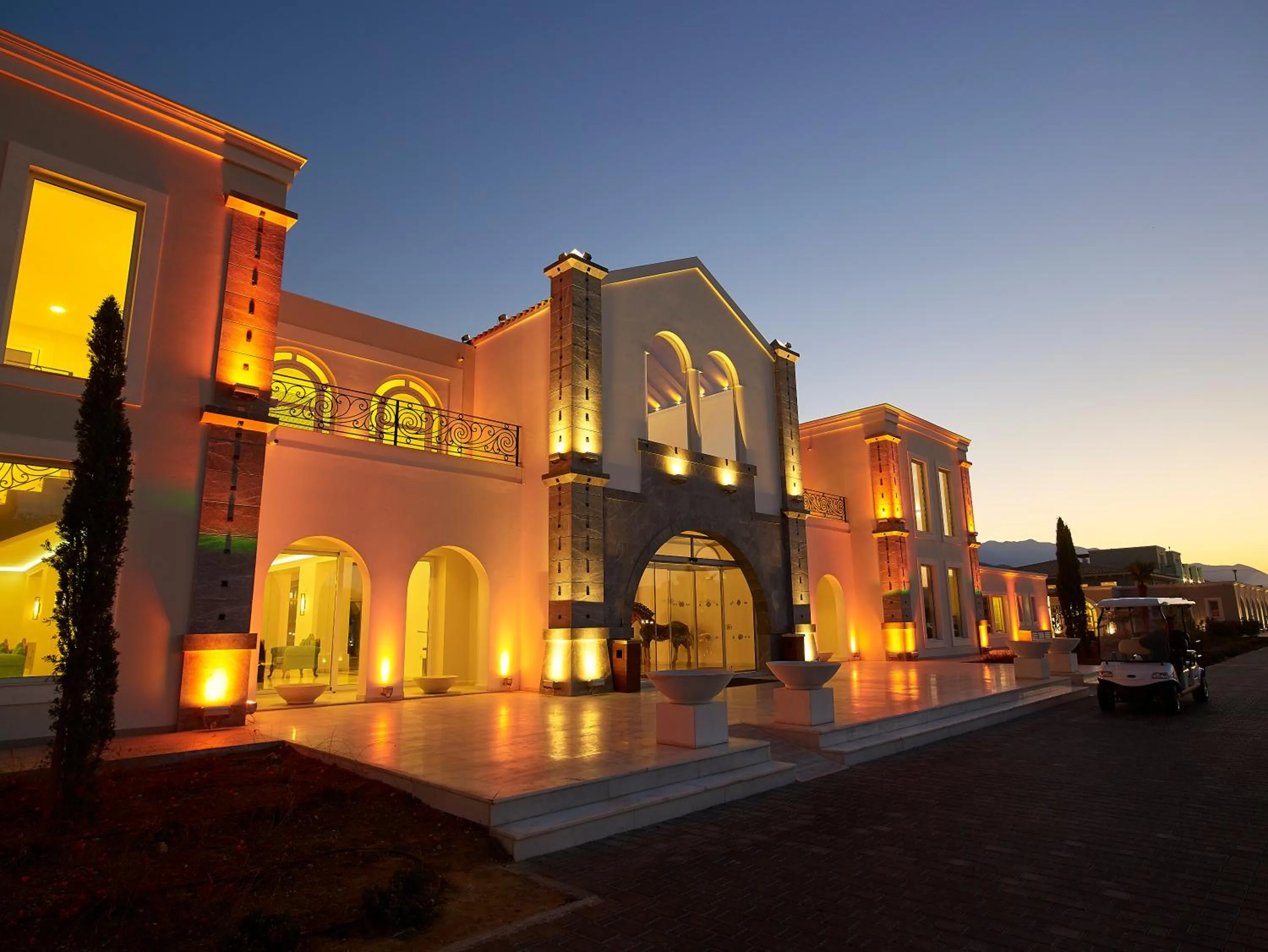 Facade/entrance in Anemos Luxury Grand Resort