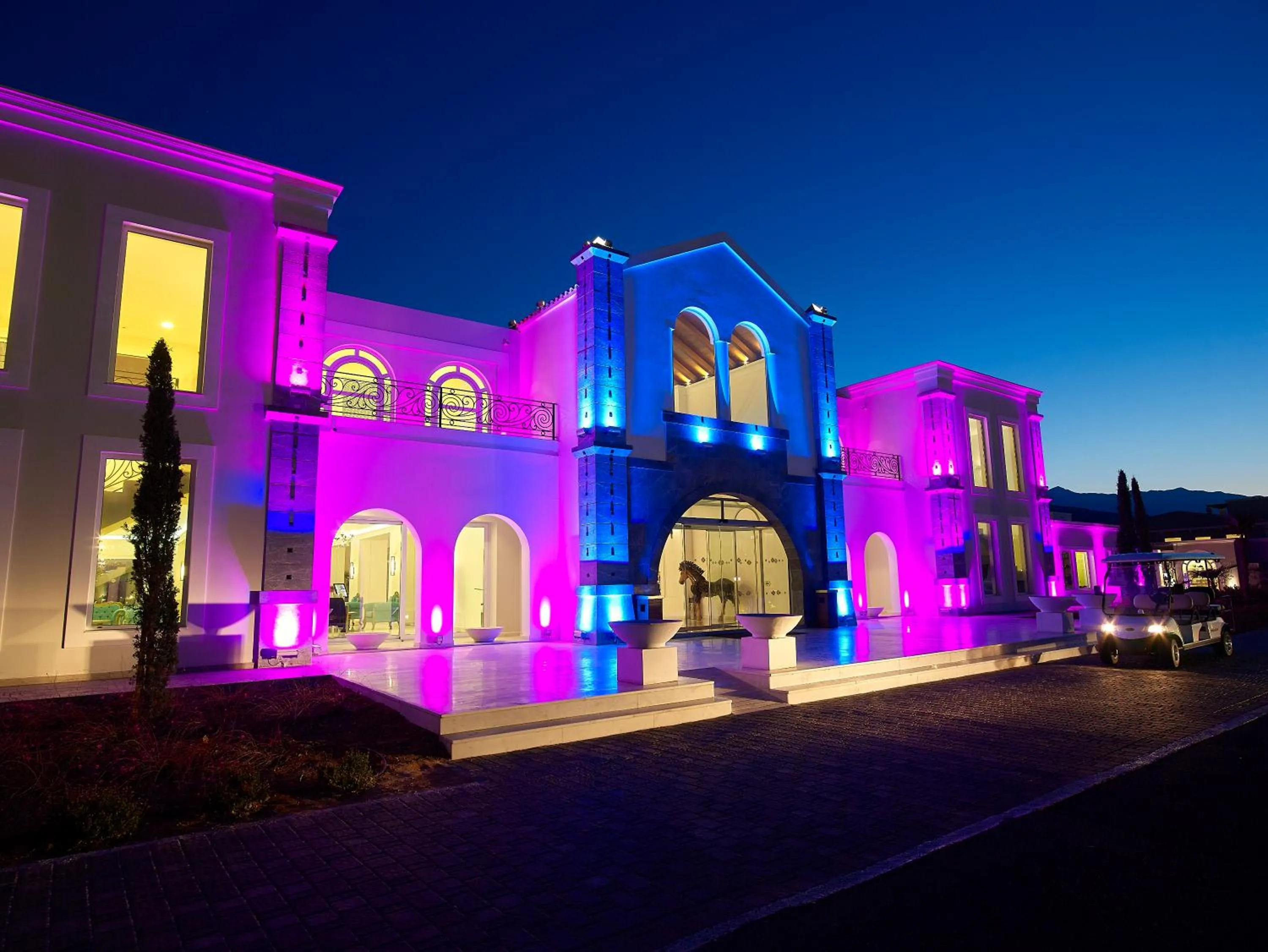 Facade/entrance in Anemos Luxury Grand Resort