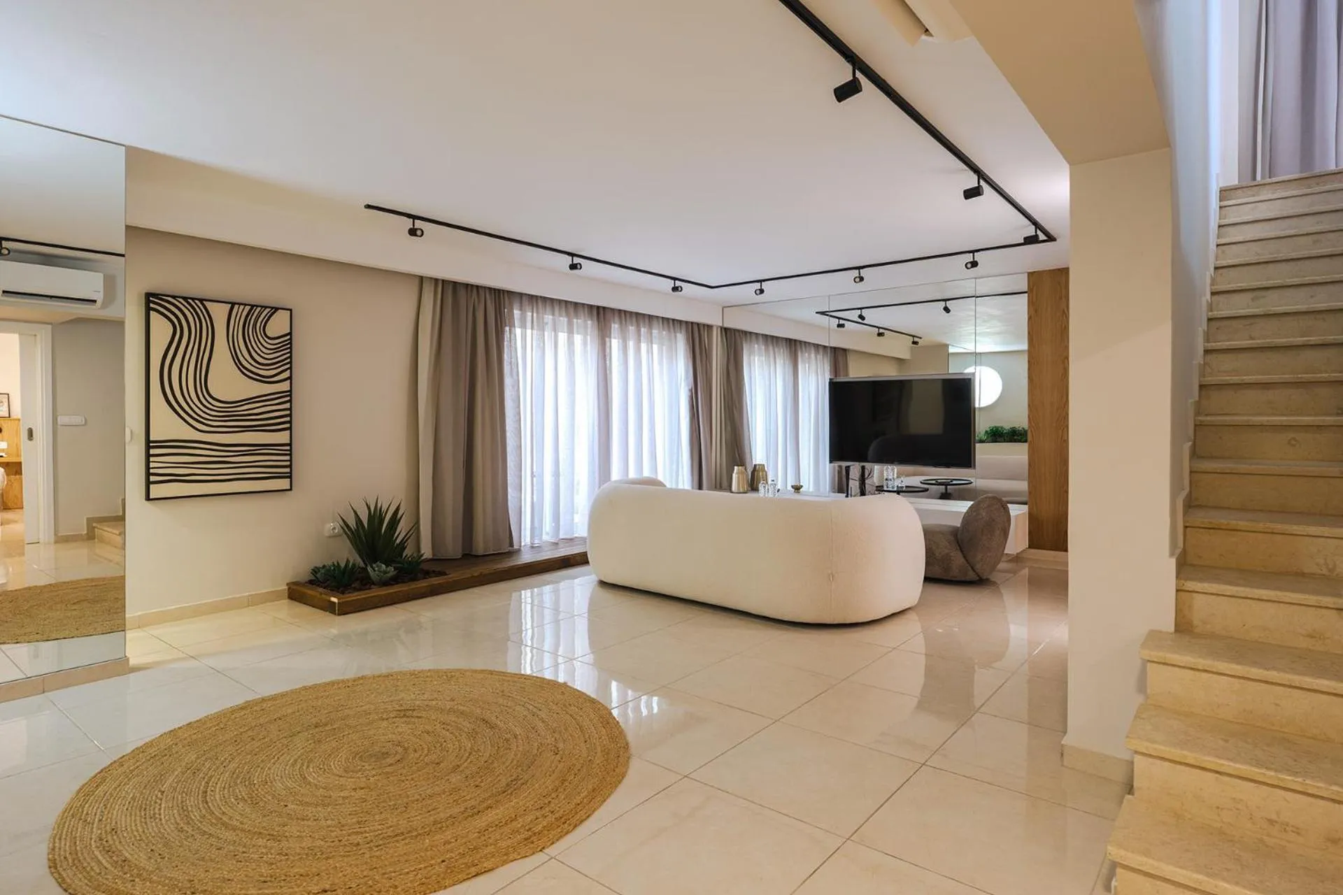 Living room in Anemos Luxury Grand Resort