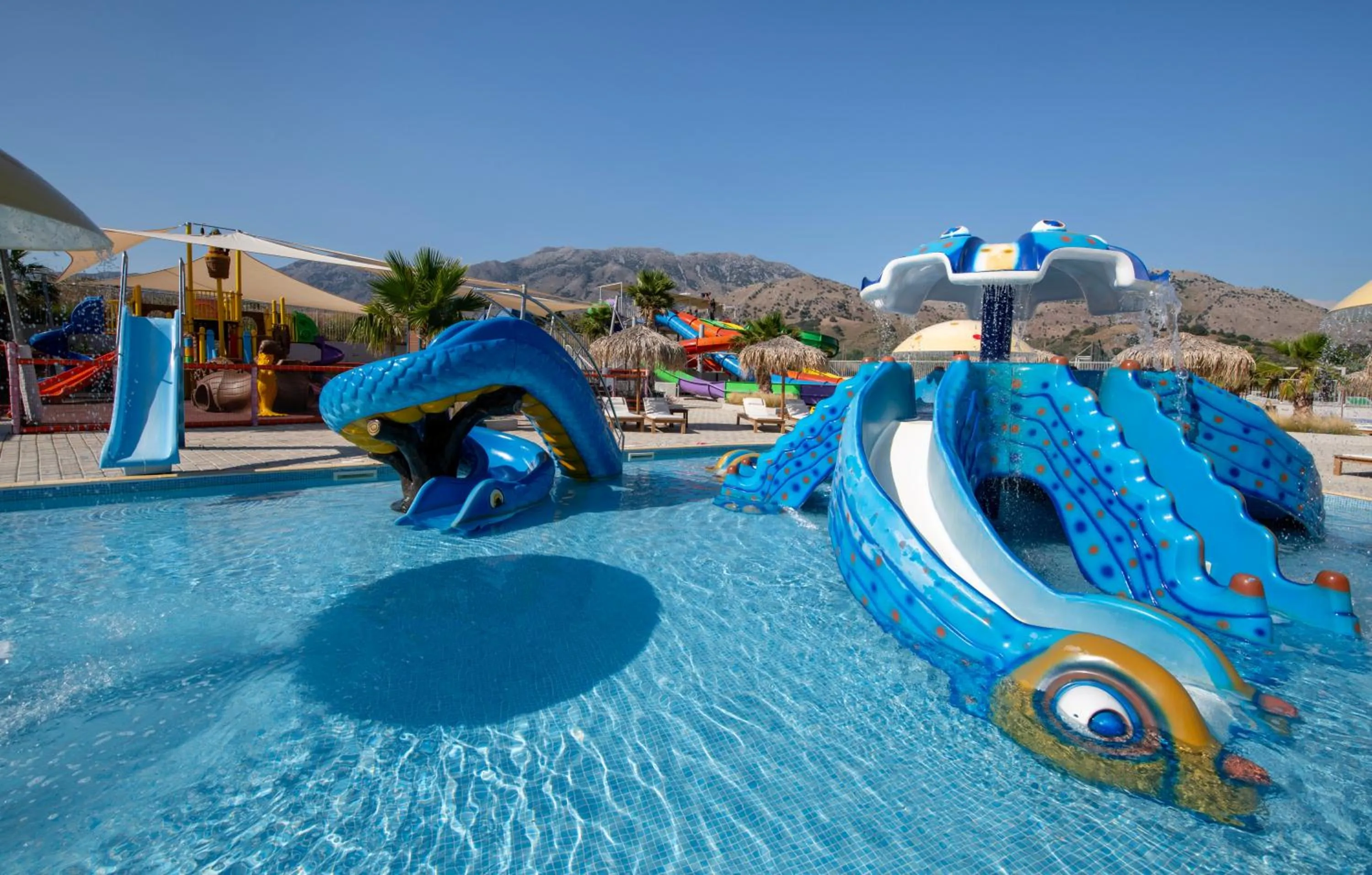 Aqua park in Anemos Luxury Grand Resort