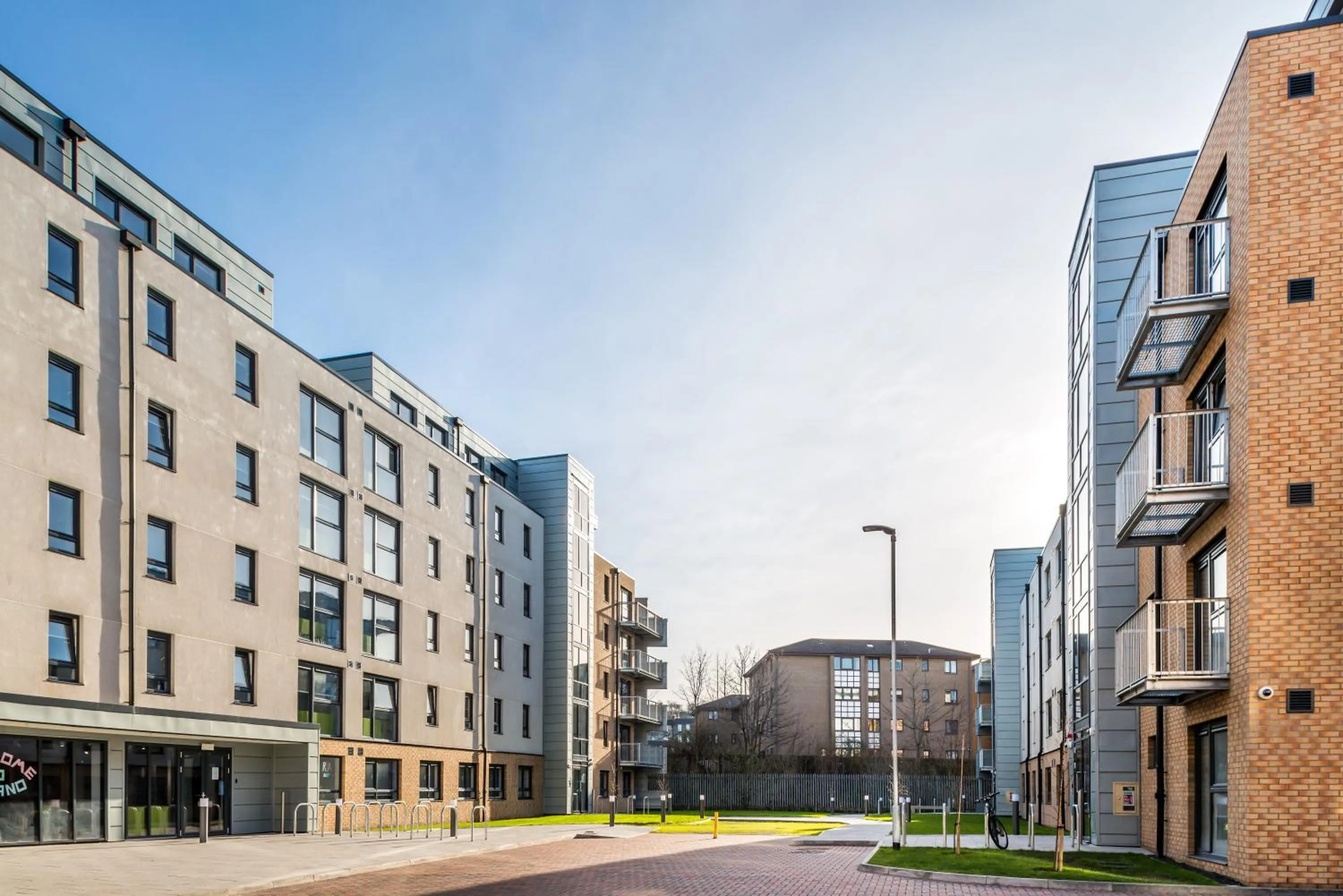 Facade/entrance in Destiny Student – Murano (Campus Accommodation)