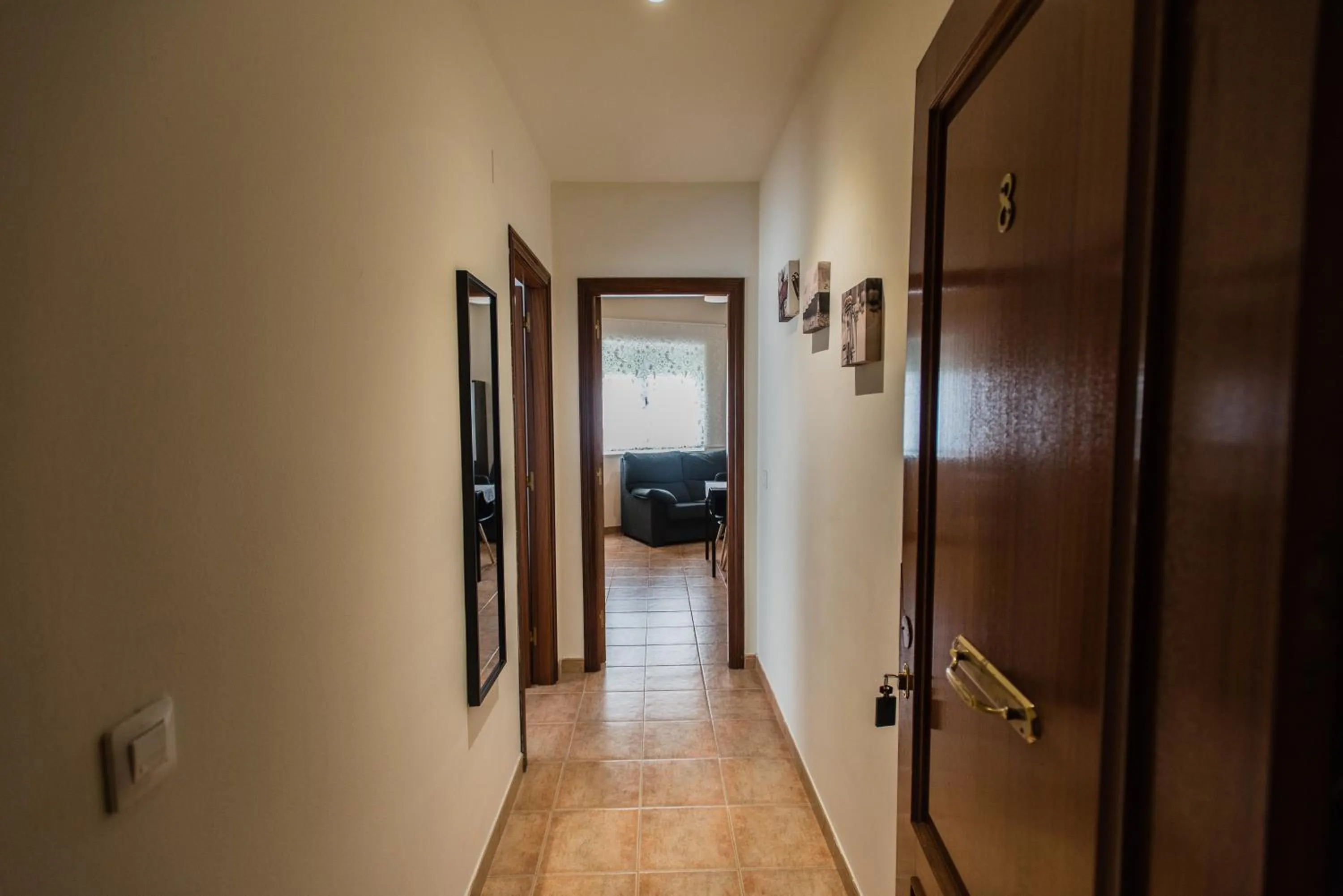 Kitchen or kitchenette in Apartamentos River Santander