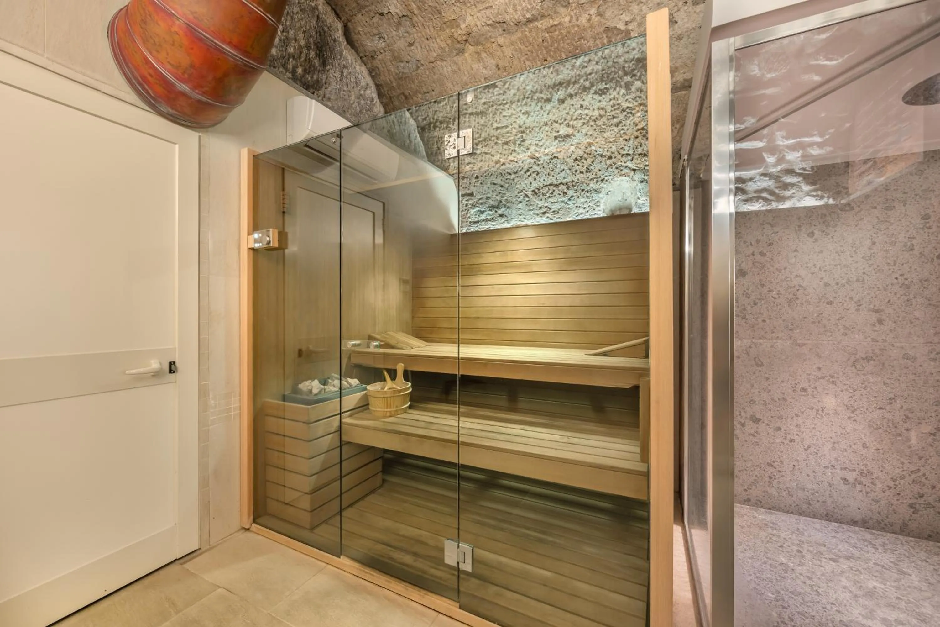 Sauna in Palazzo Catalani Resort