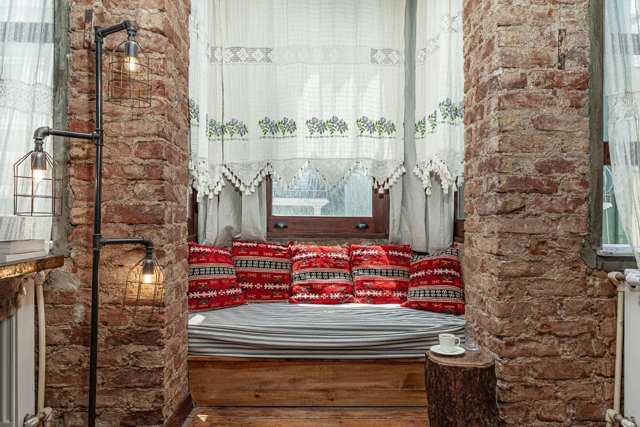 Seating area in Historic Galata