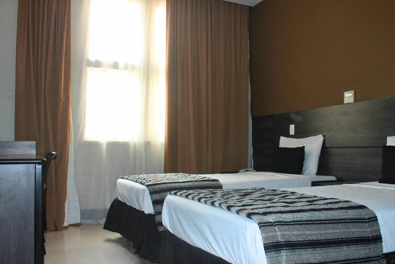 Bed in Hotel Atlântico Tower