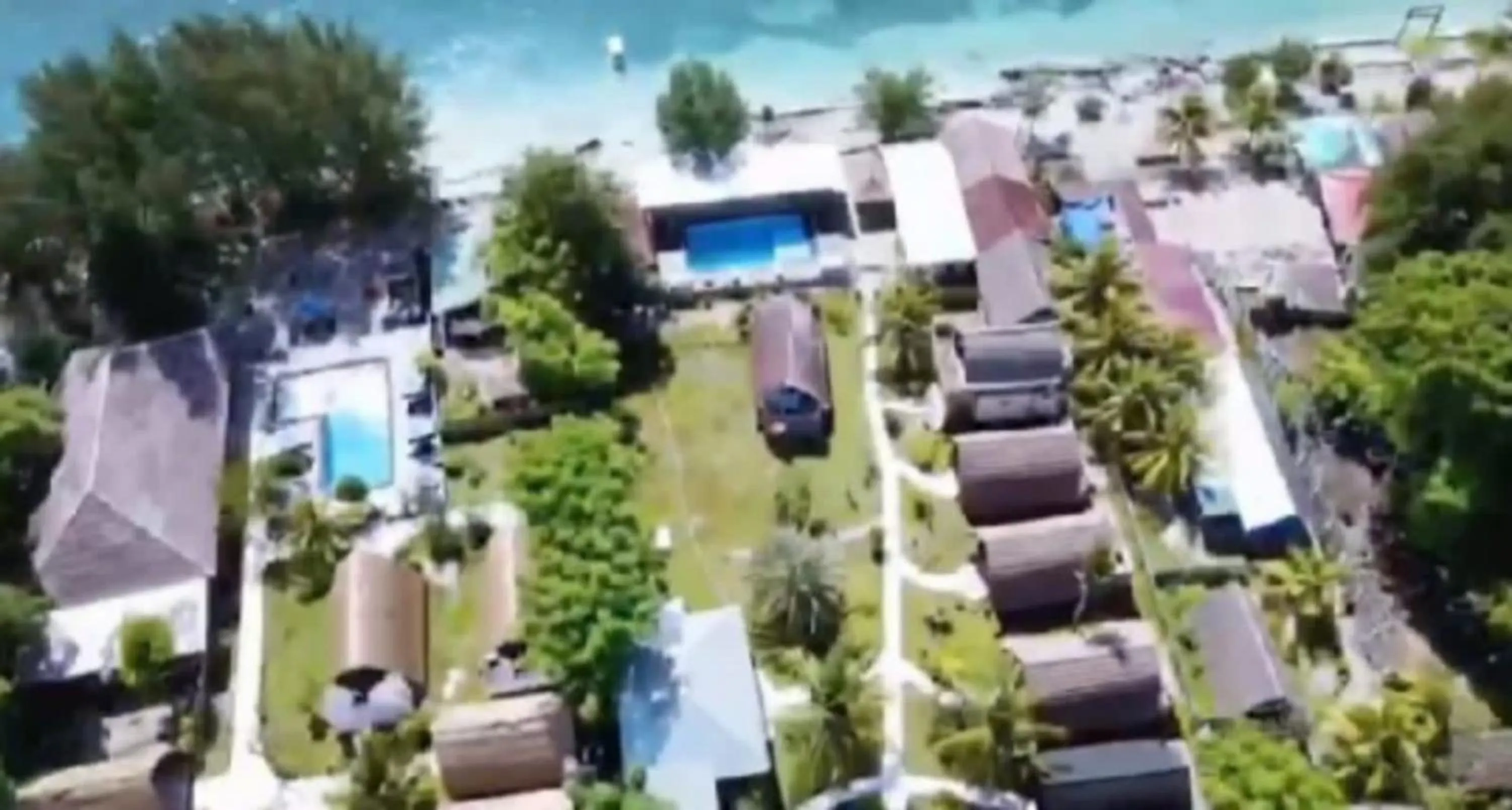 Bird's eye view in Gusung Indah Bungalow Gili Air
