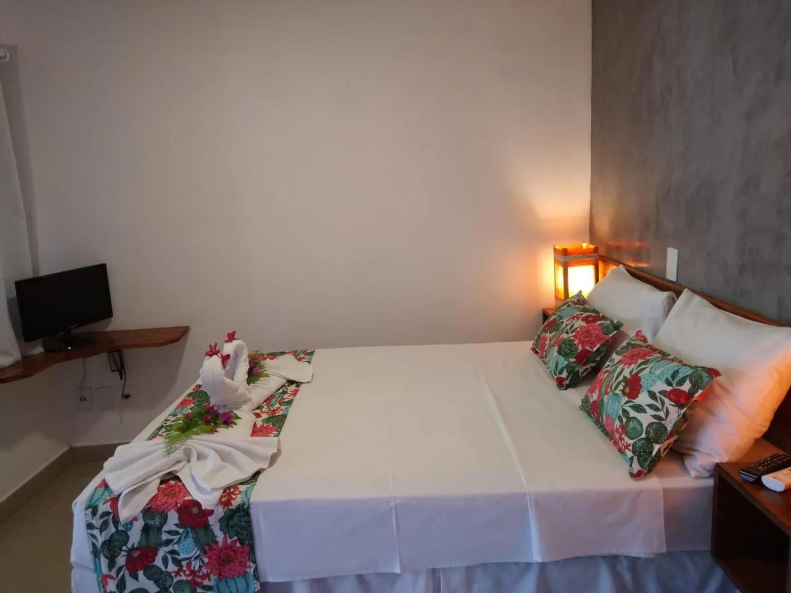 Bed in Pousada Mar Mai