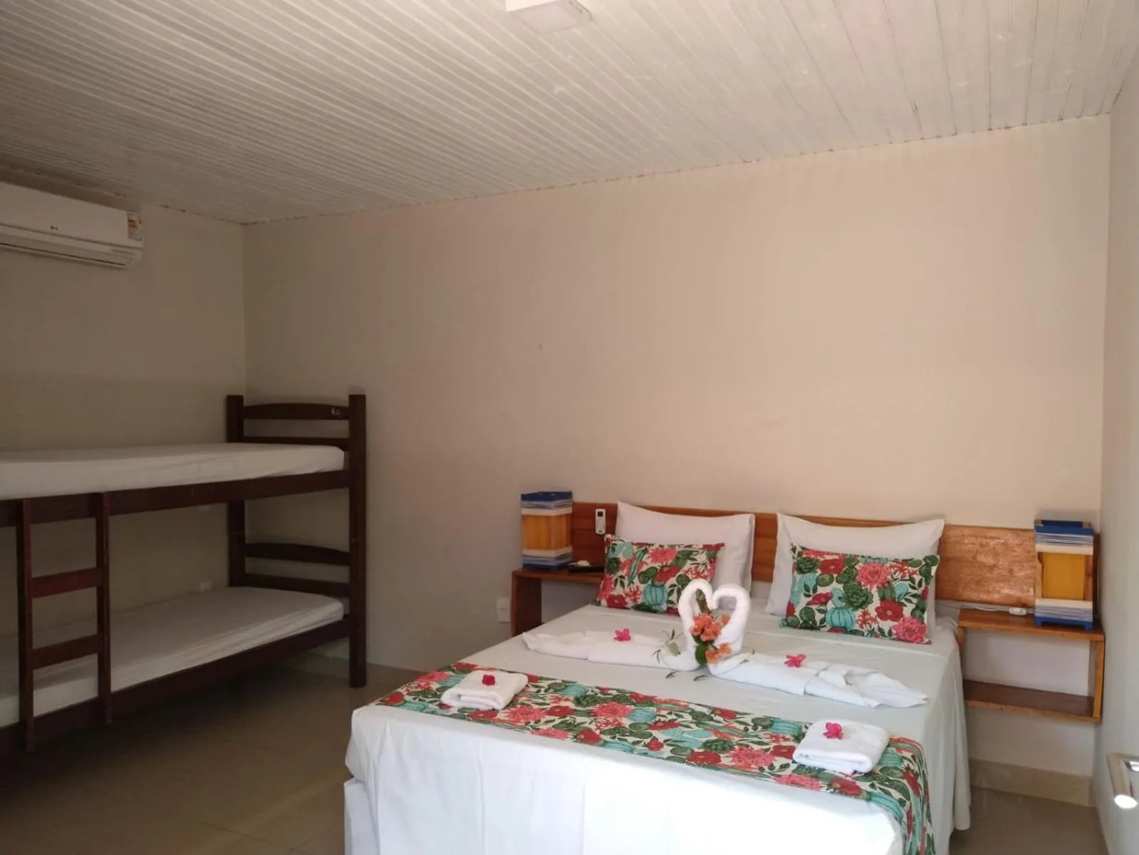 Bed in Pousada Mar Mai