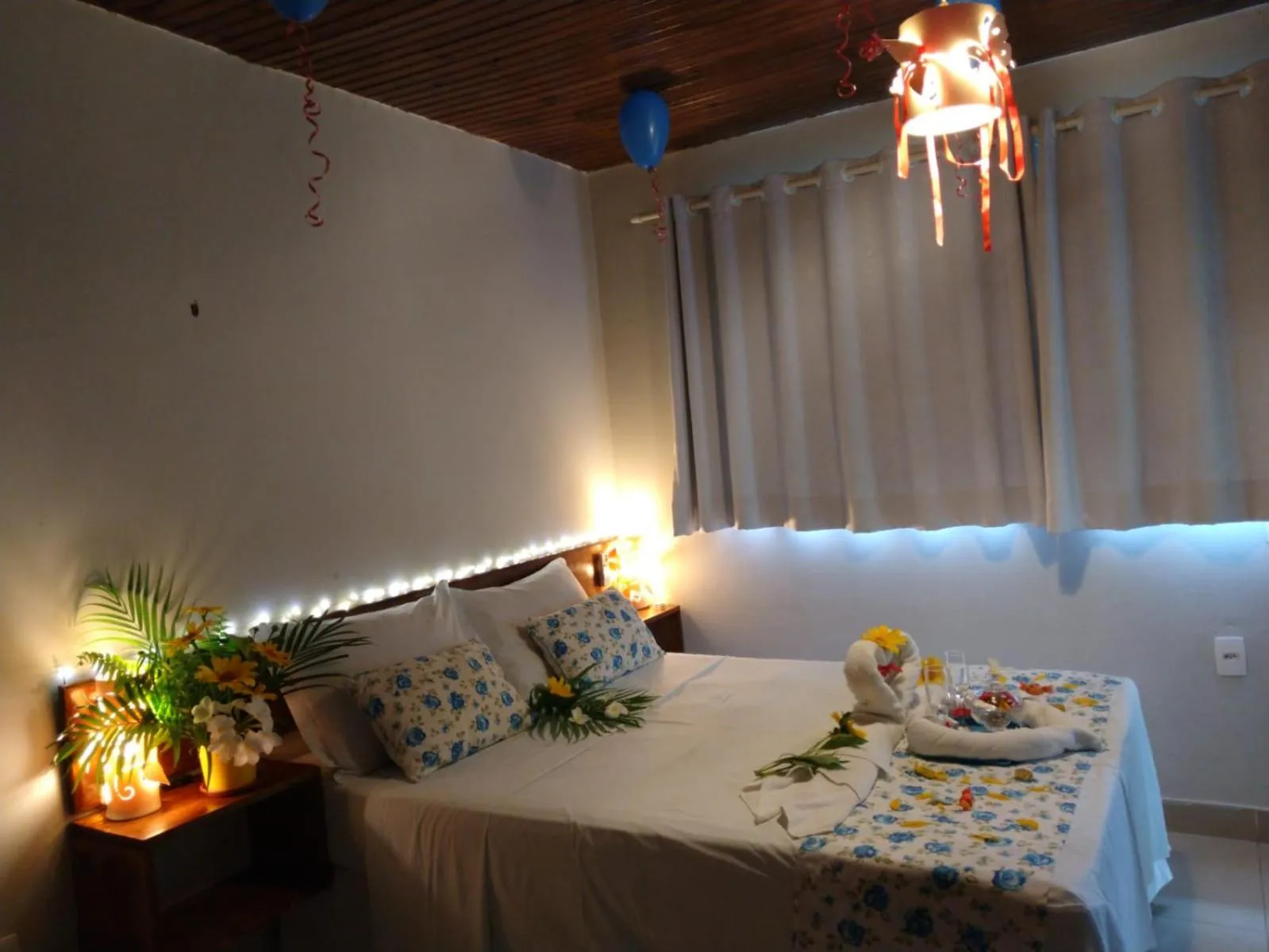 Bed in Pousada Mar Mai