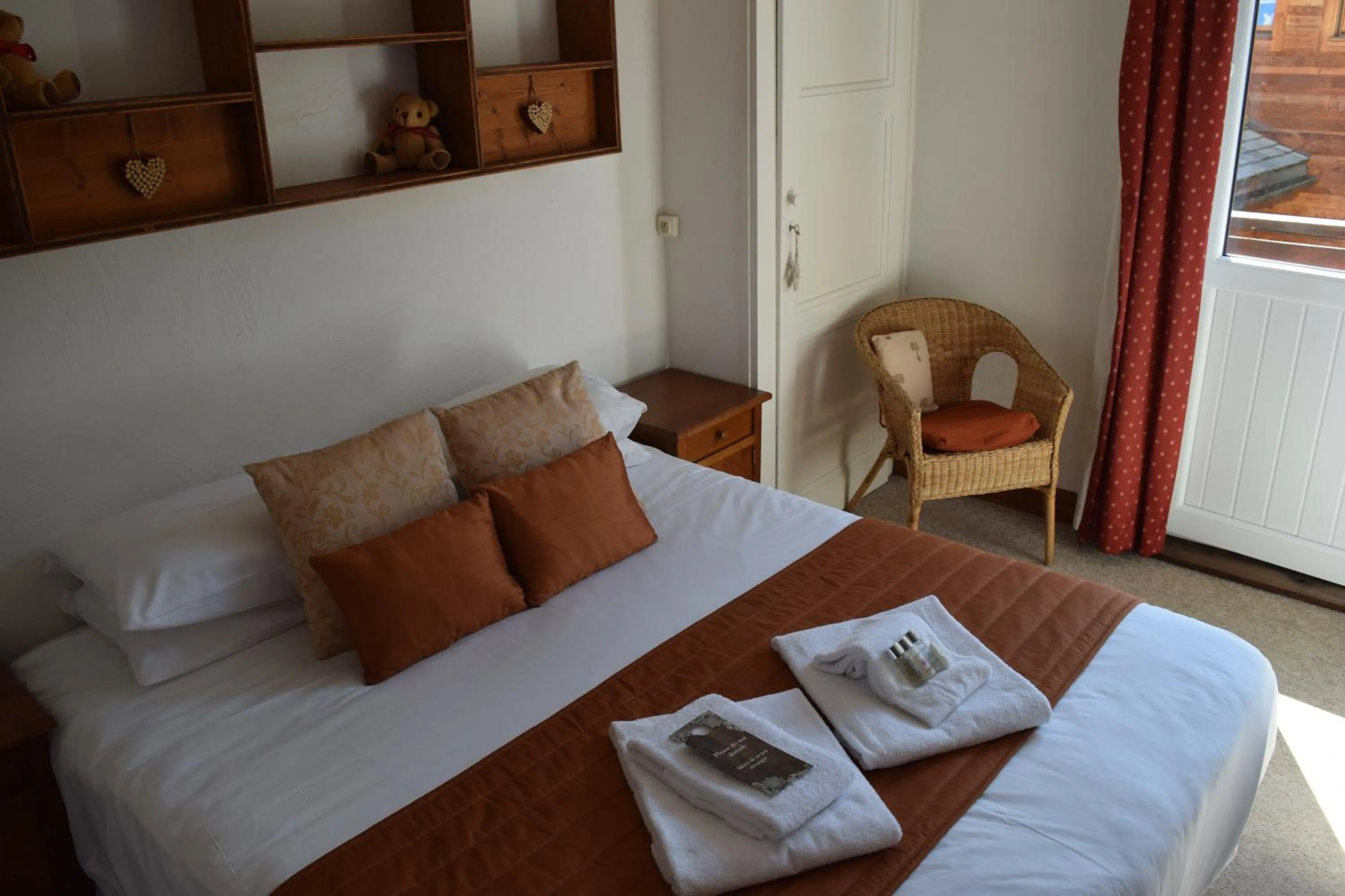 Bed in Hotel Sylvana