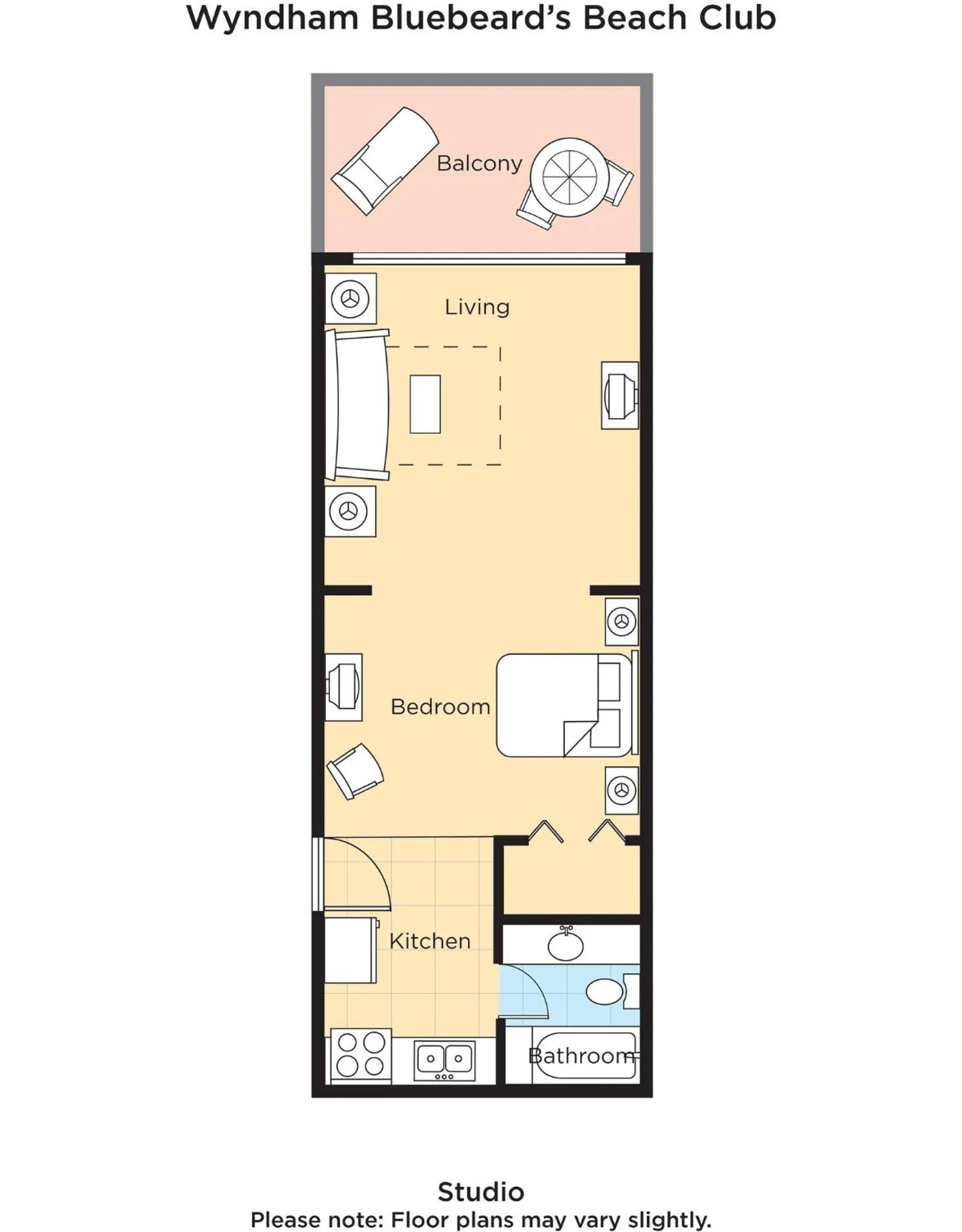 Floor plan in Limetree Beach Resort by Club Wyndham