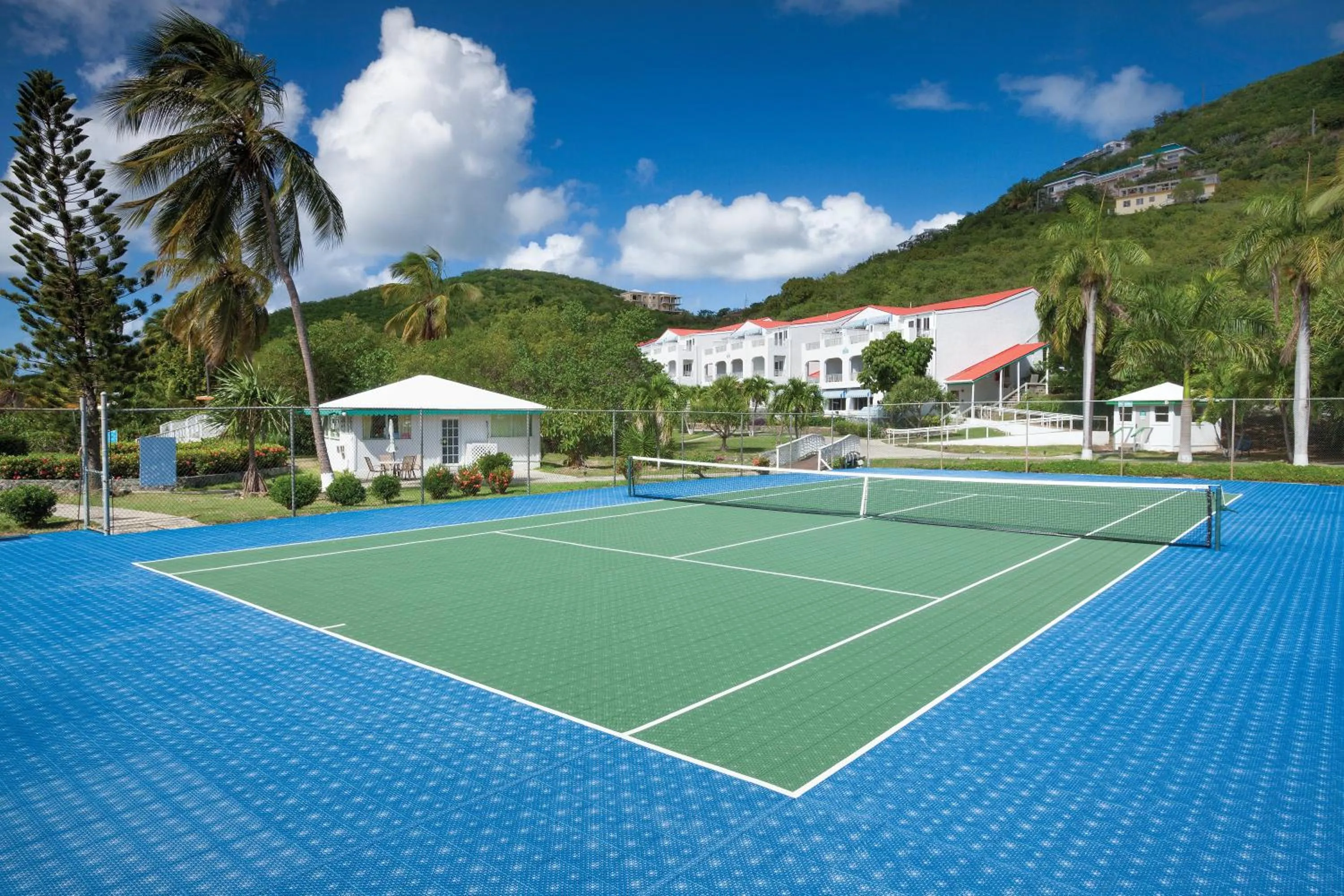 Tennis court in Limetree Beach Resort by Club Wyndham
