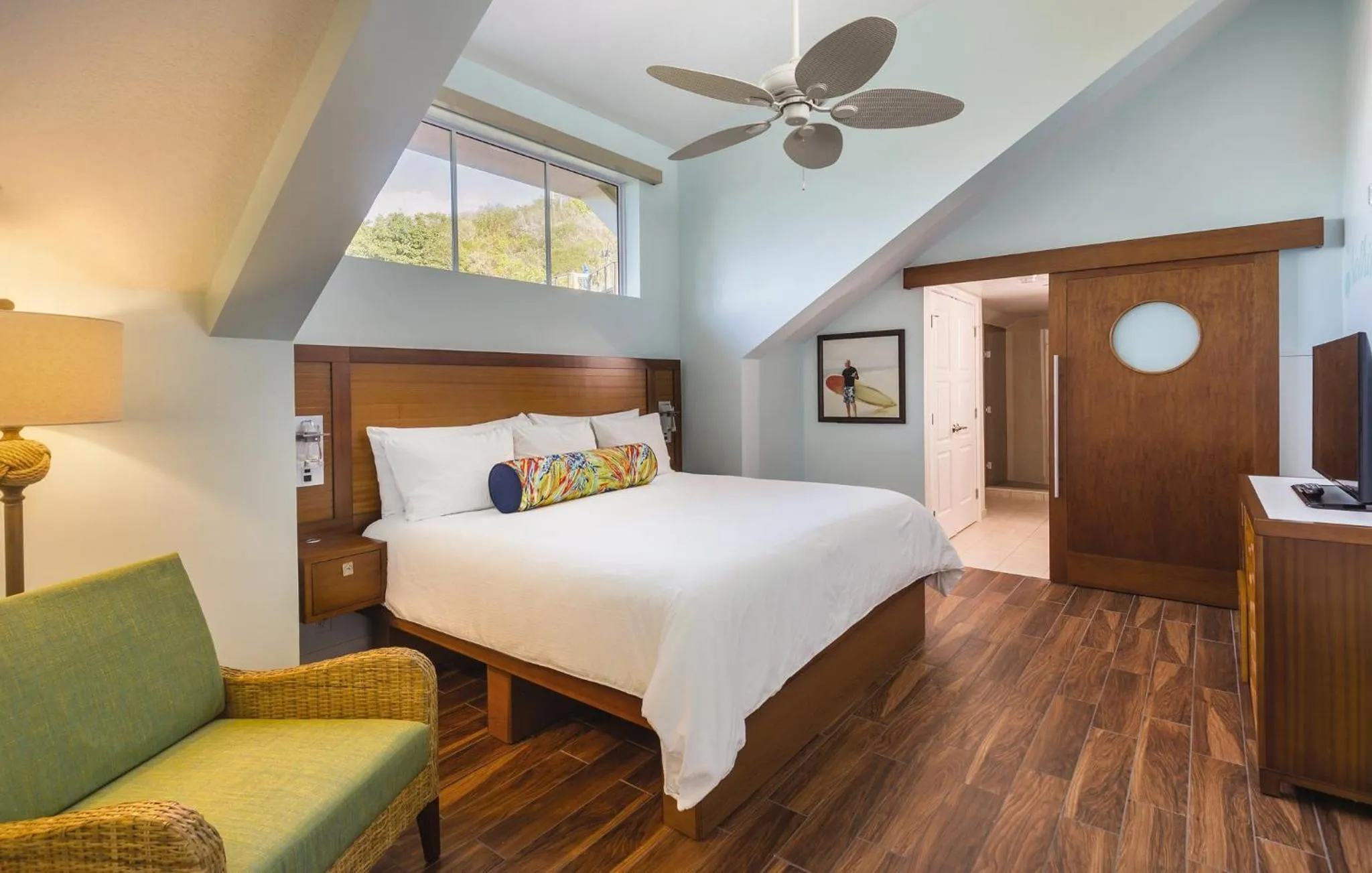 Bedroom, Bed in Margaritaville Vacation Club - St Thomas