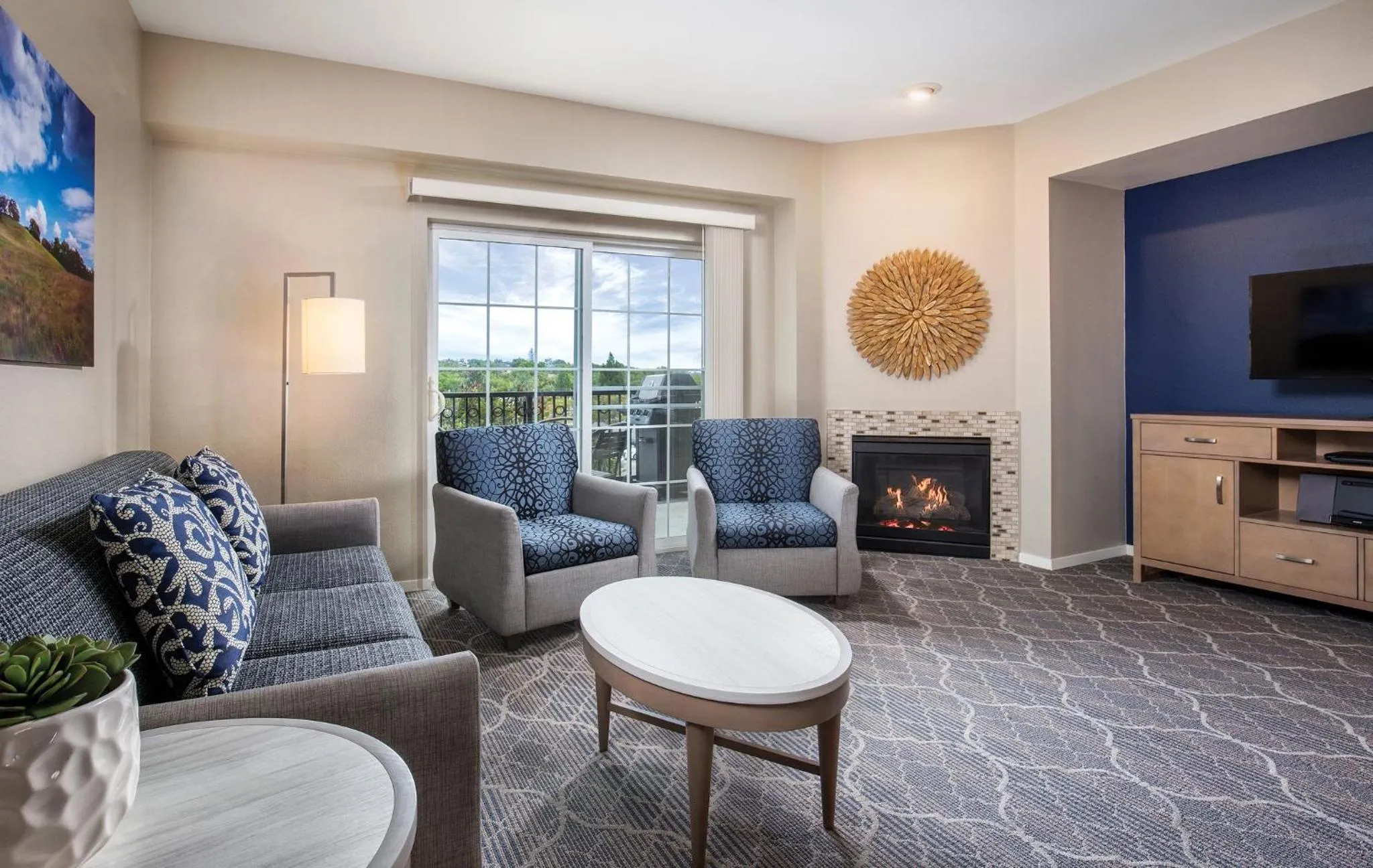 Living room in WorldMark Solvang