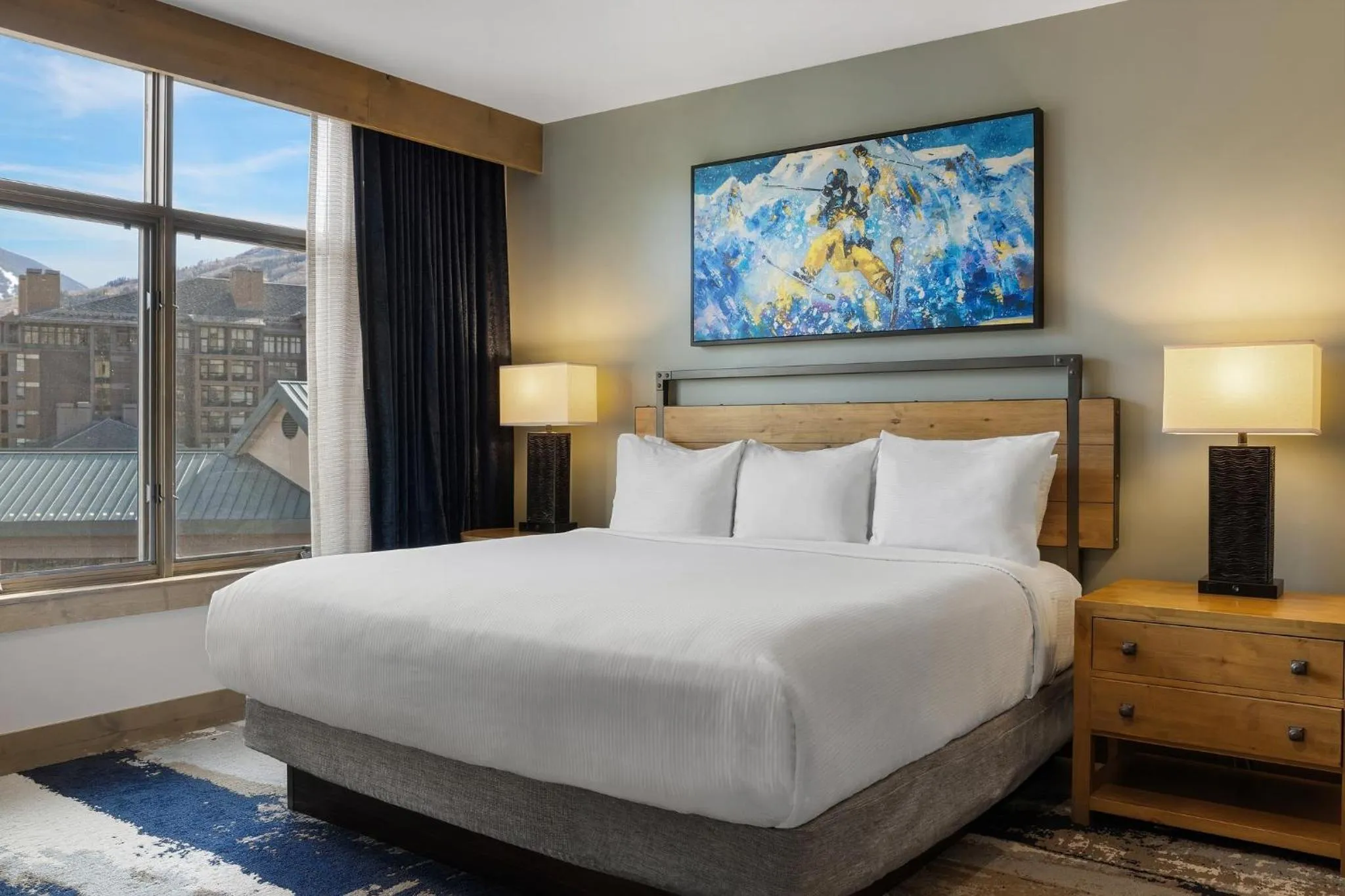 Bedroom, Bed in Club Wyndham Resort at Avon