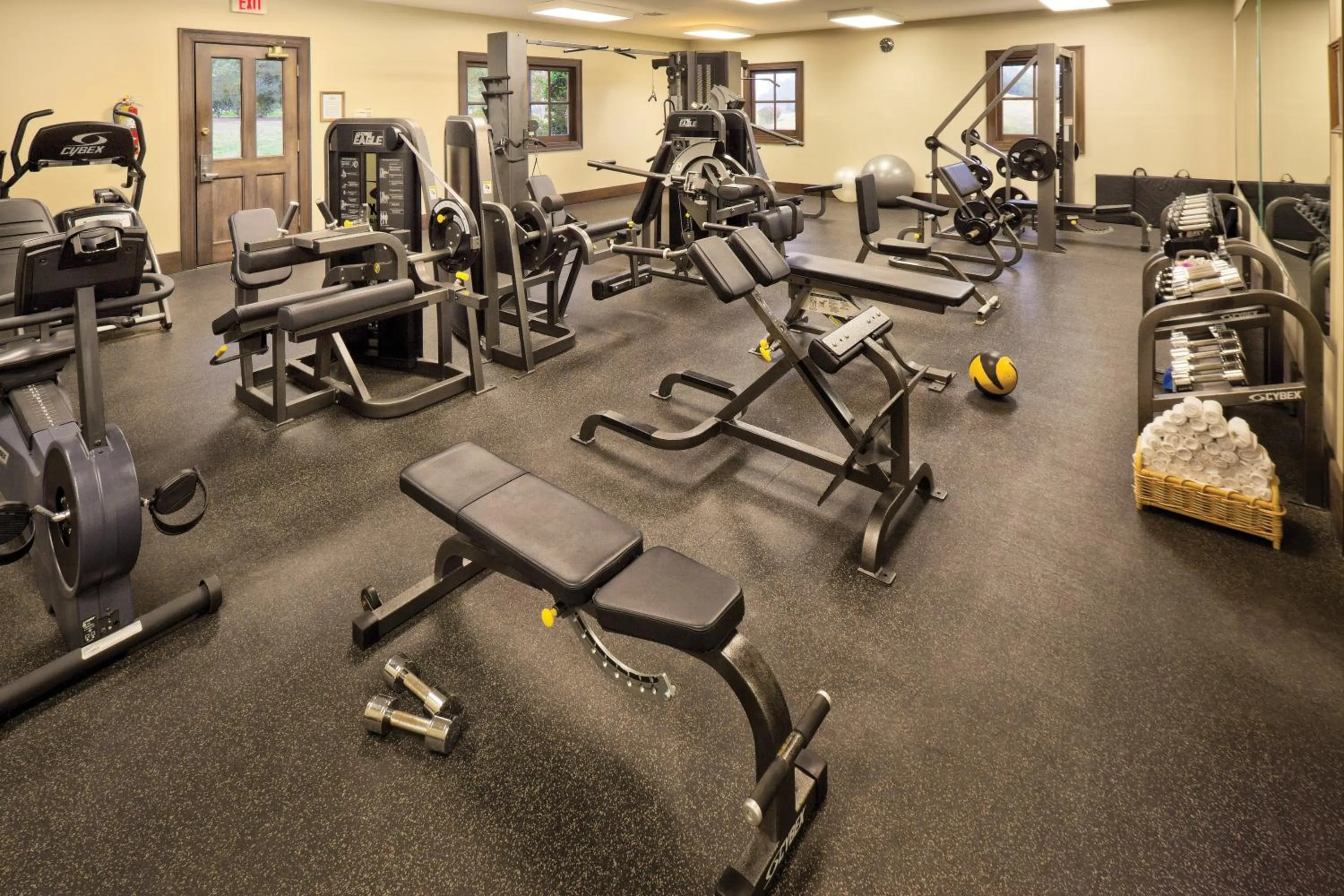Fitness centre/facilities in Club Wyndham Dye Villas