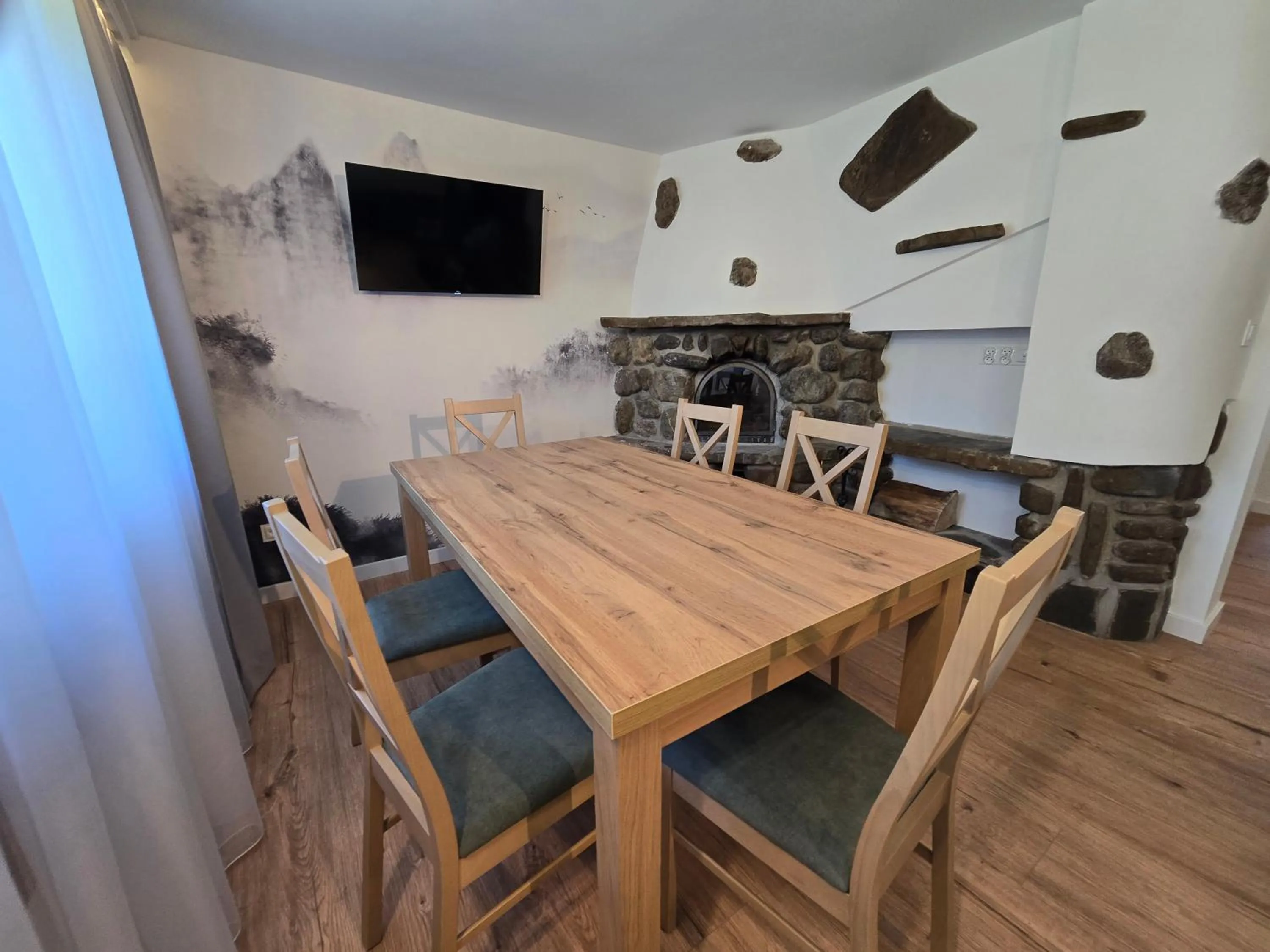 fireplace in Willa Antałówka Apartamenty