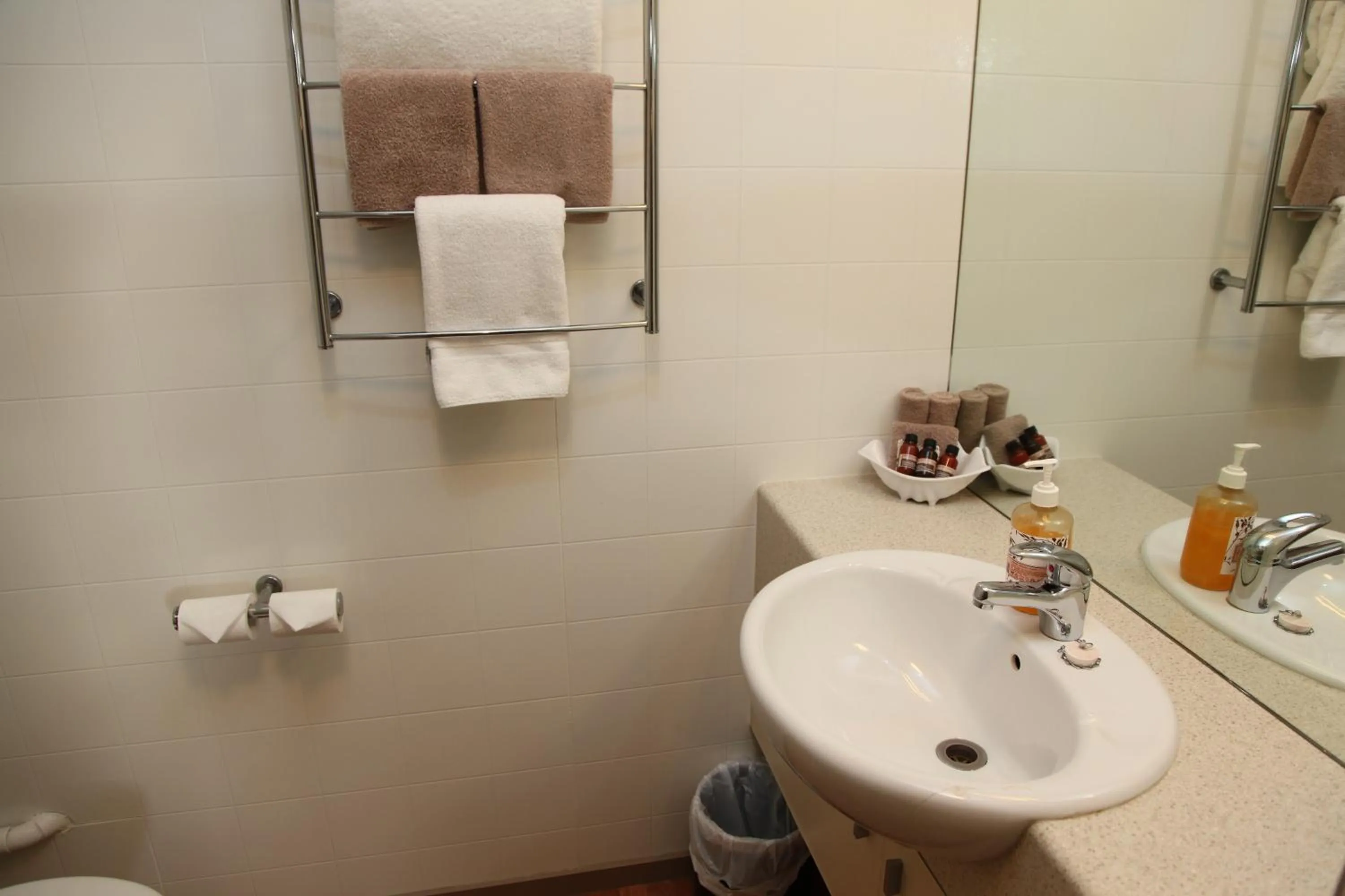 Toilet in Epsom Motel