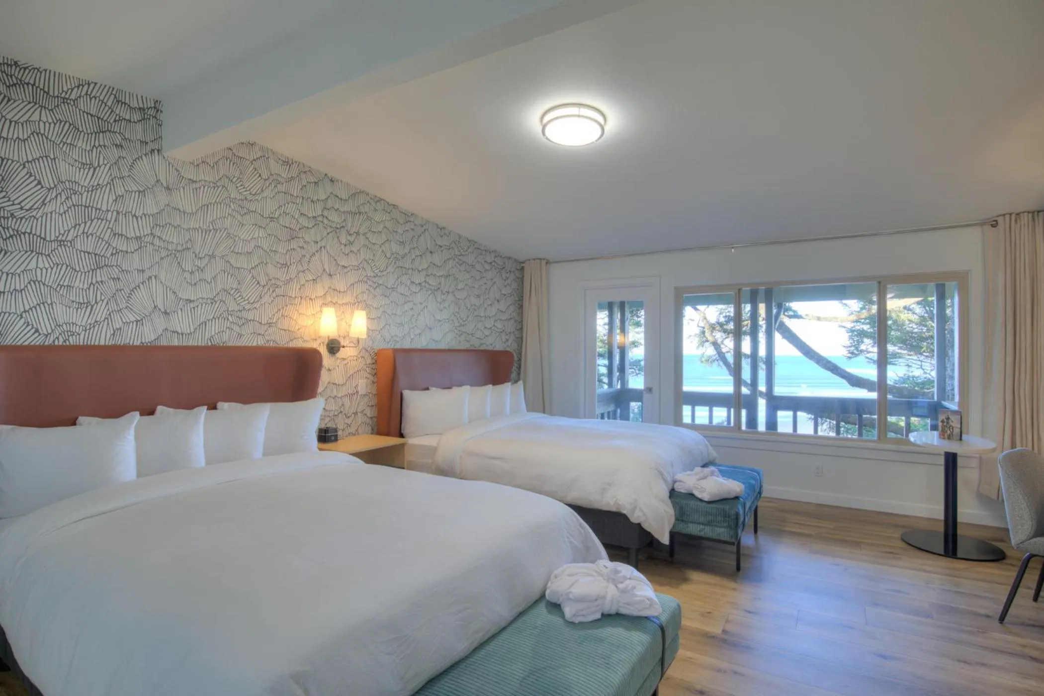 Bed in Ocean Crest Resort