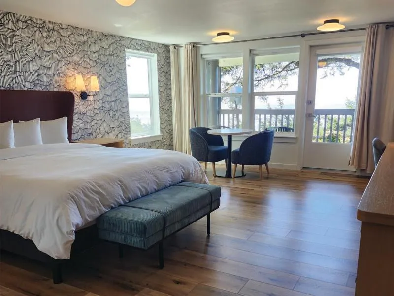 Bed in Ocean Crest Resort