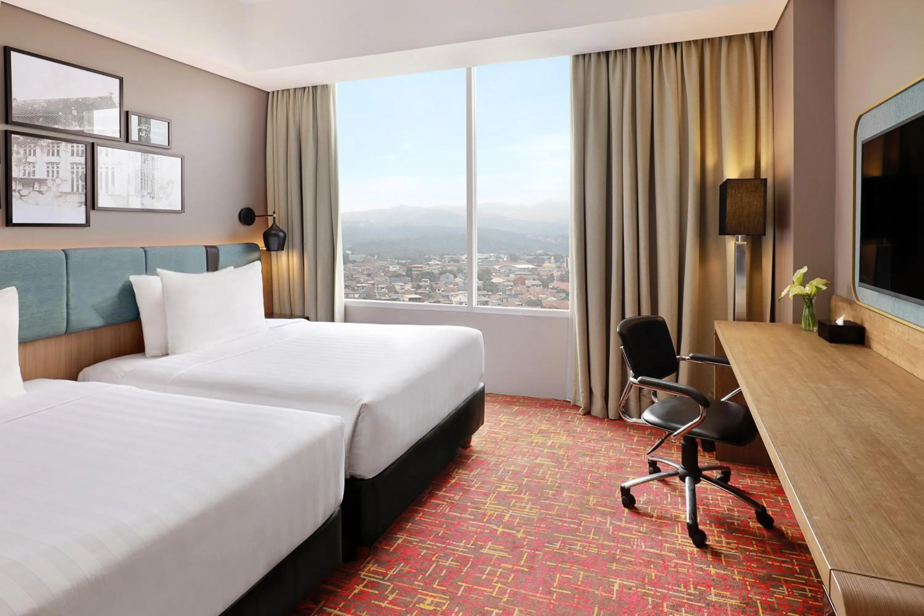 City view, Bed in Mercure Bandung Nexa Supratman