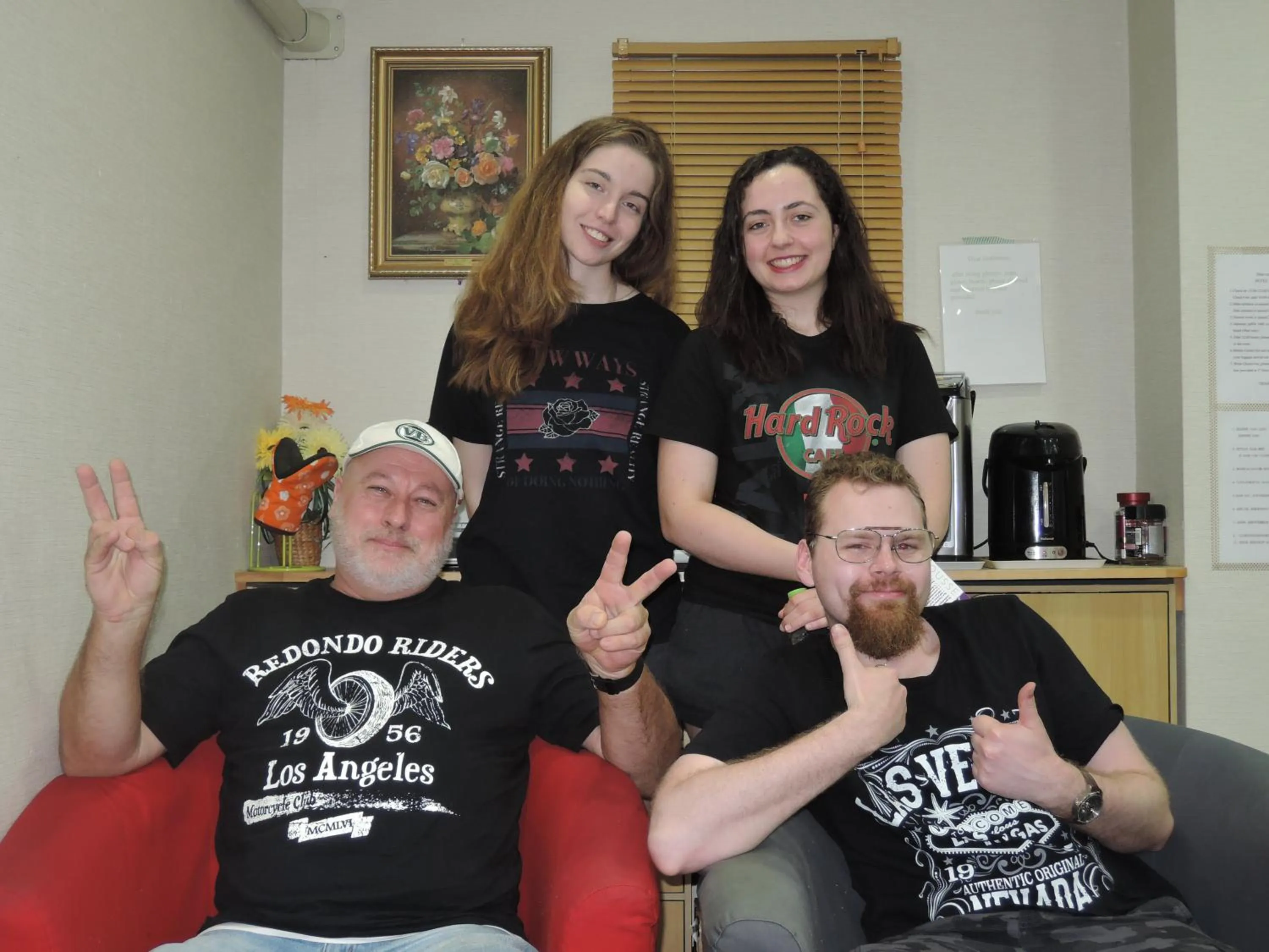 Guests in Hotel Lucky