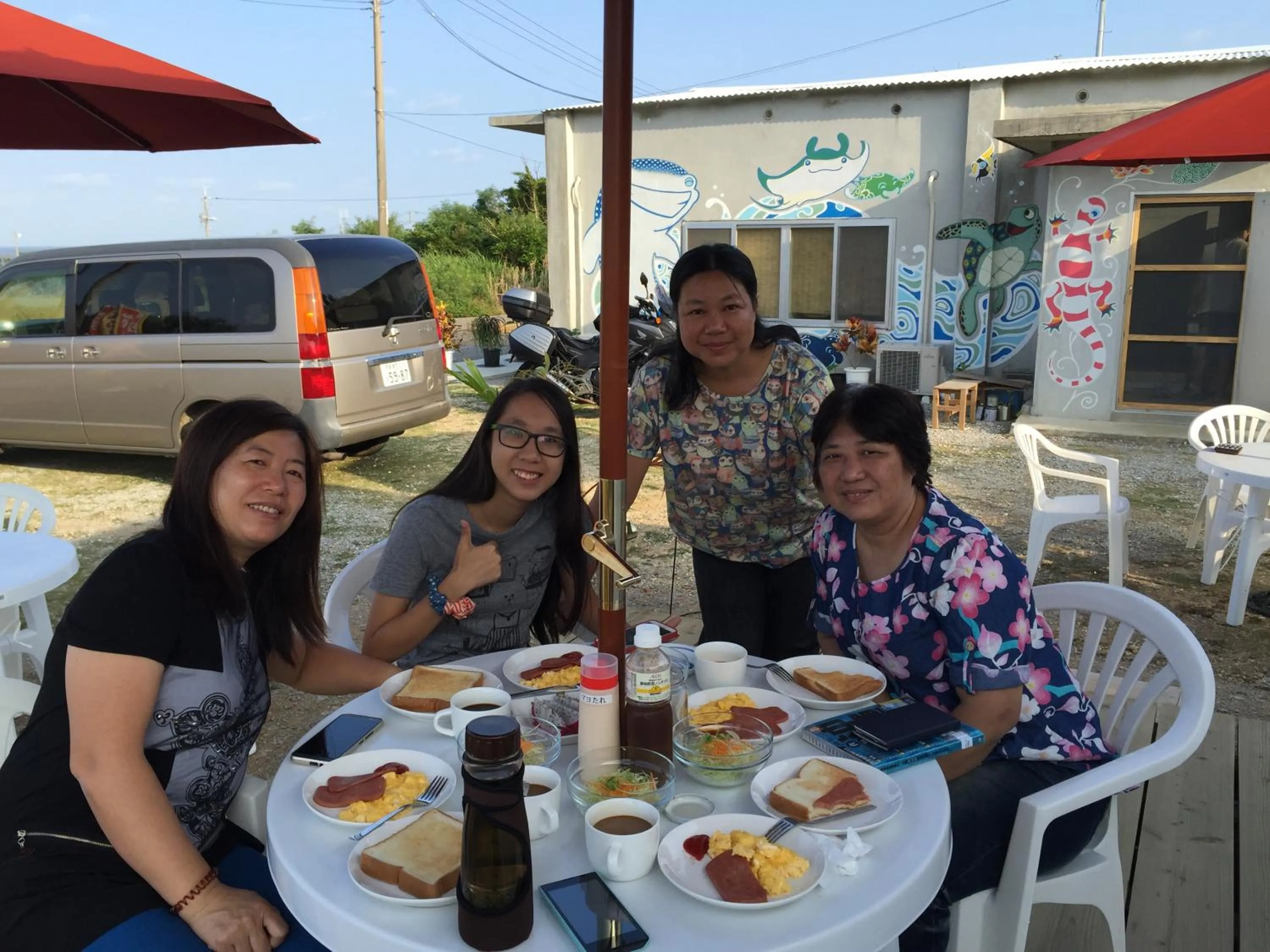 group of guests in Guest House Isa