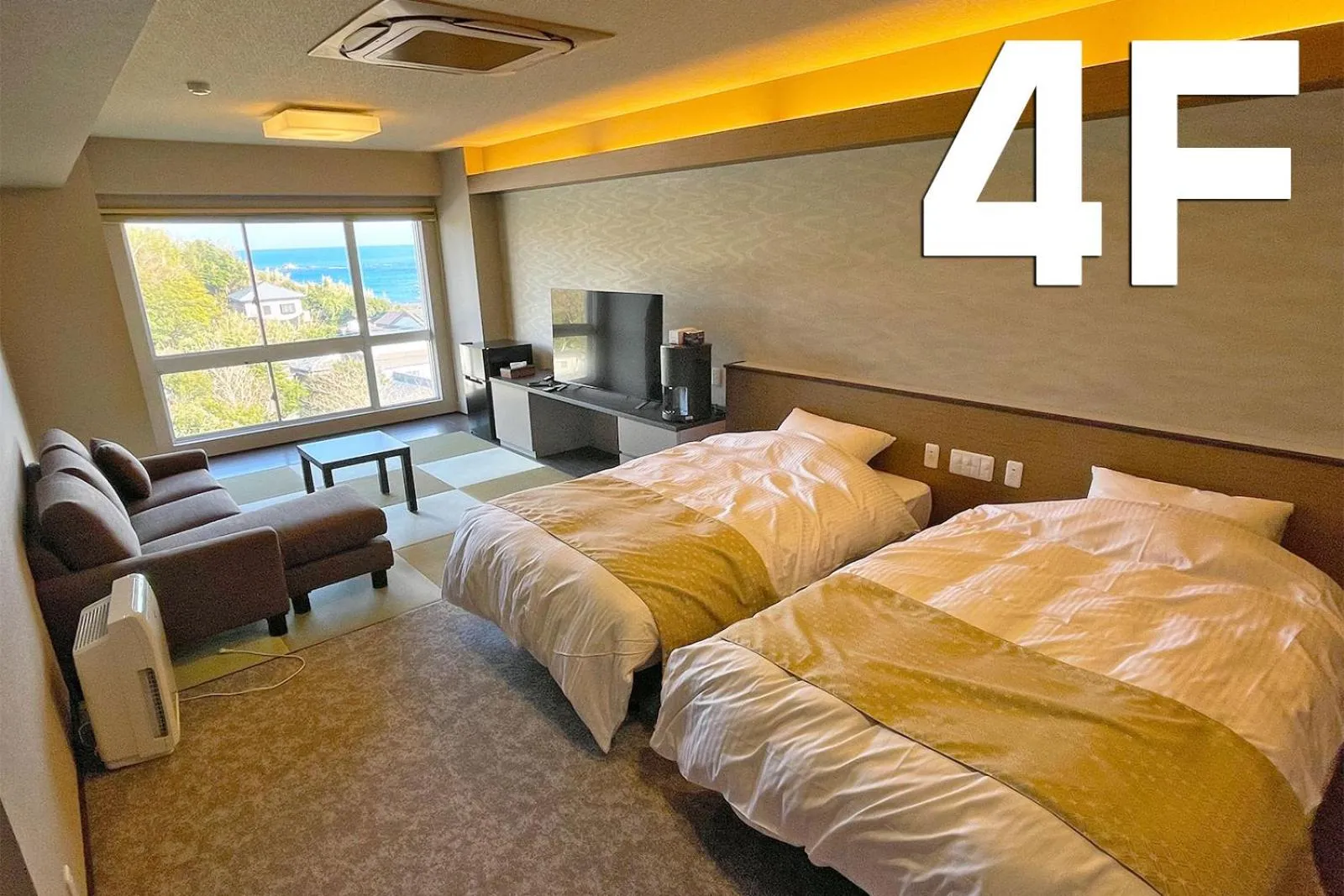 Sauna, Bed in Ise-Shima Ohtaya Healing Stay