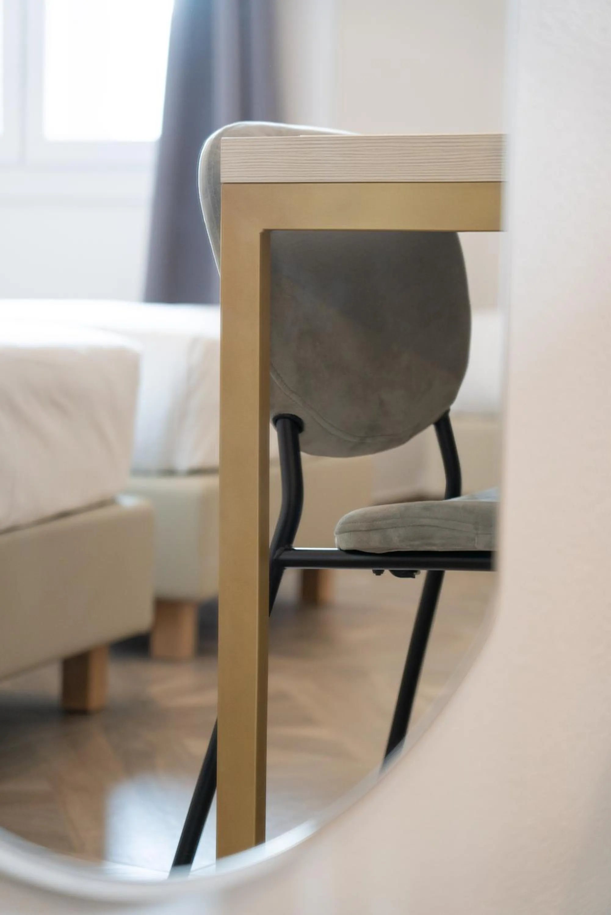 Bed in Hotel Donatello