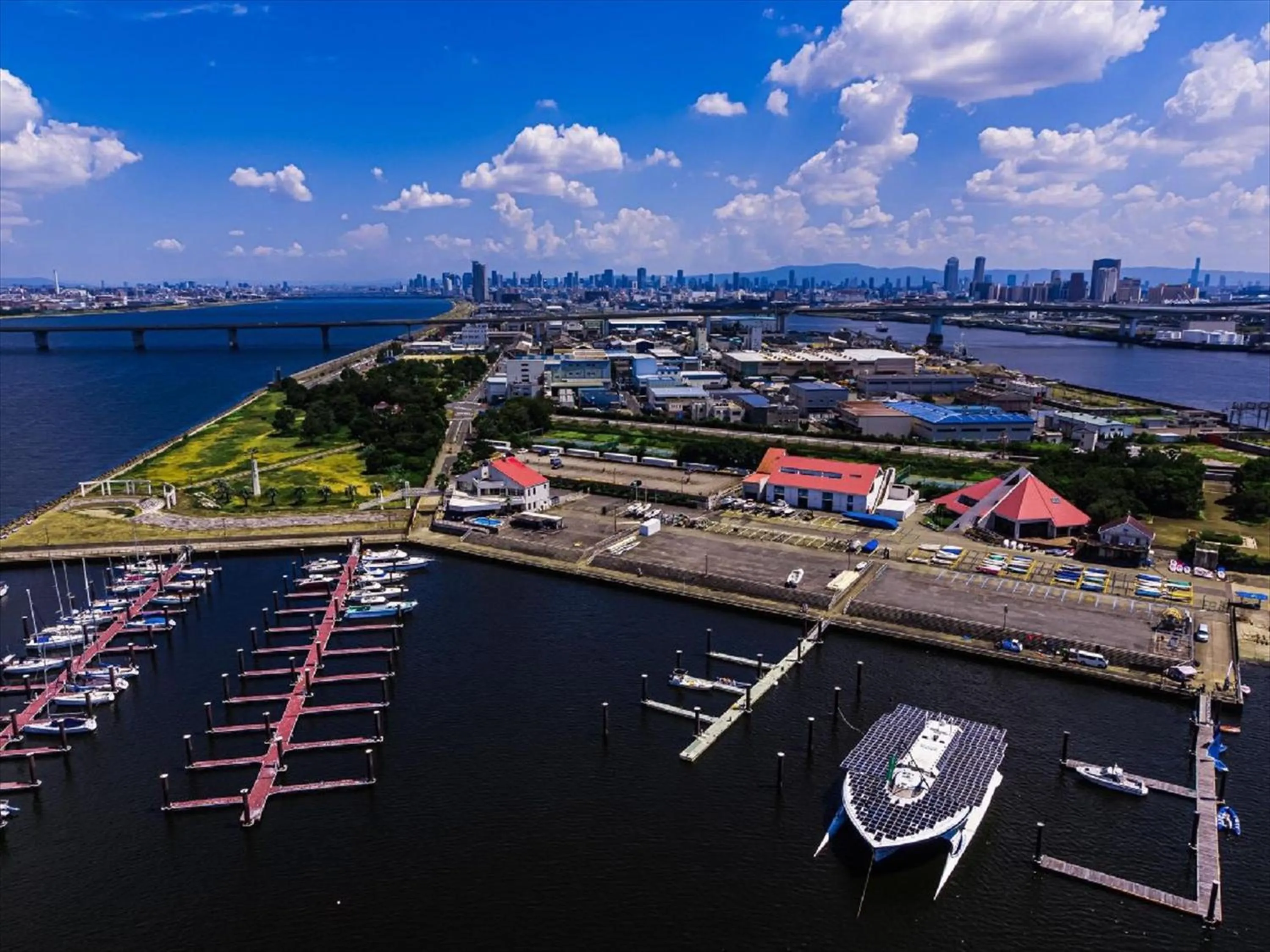 Off site in Osaka Hokko Marina HULL