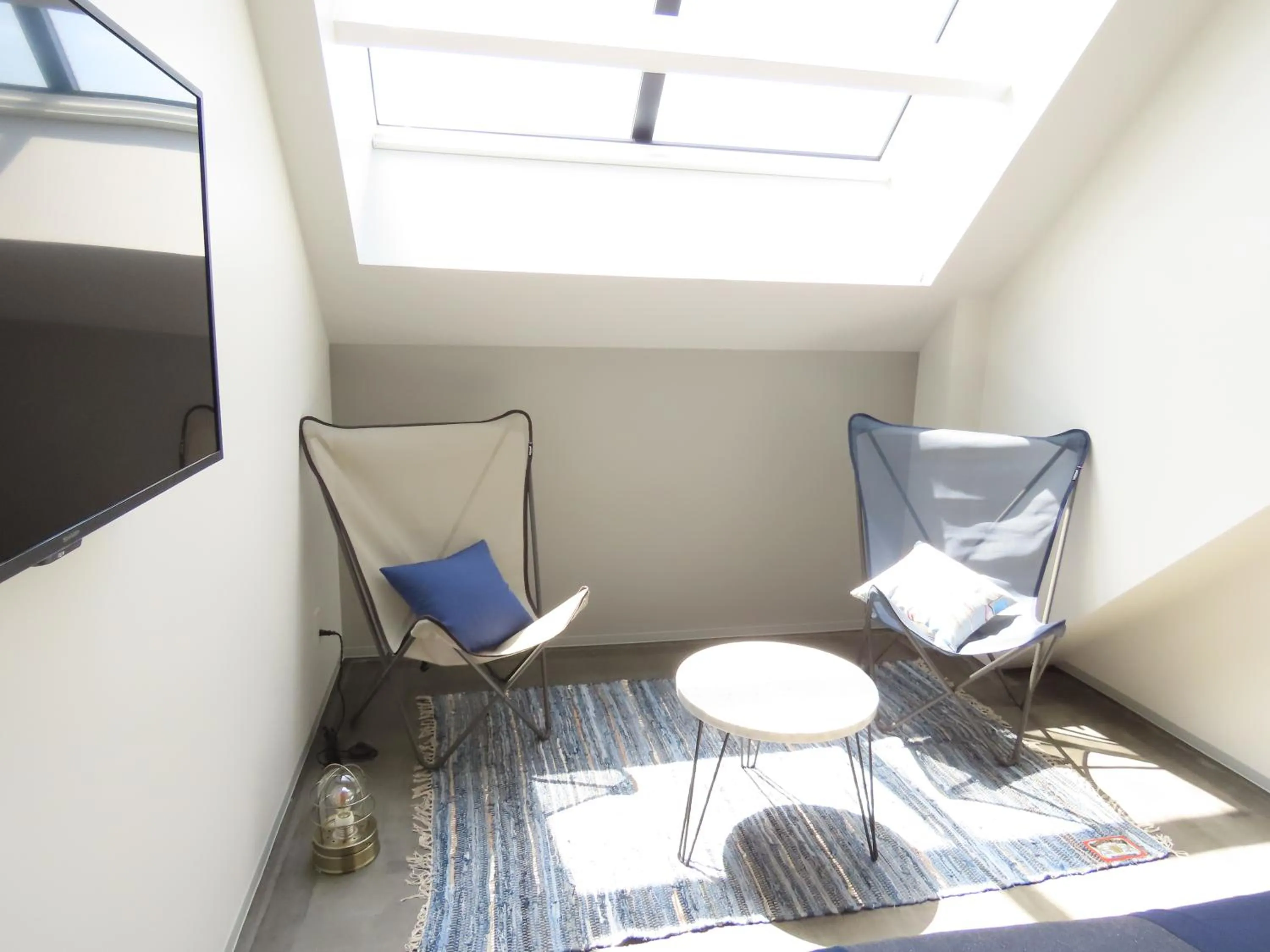 Seating area in Osaka Hokko Marina HULL