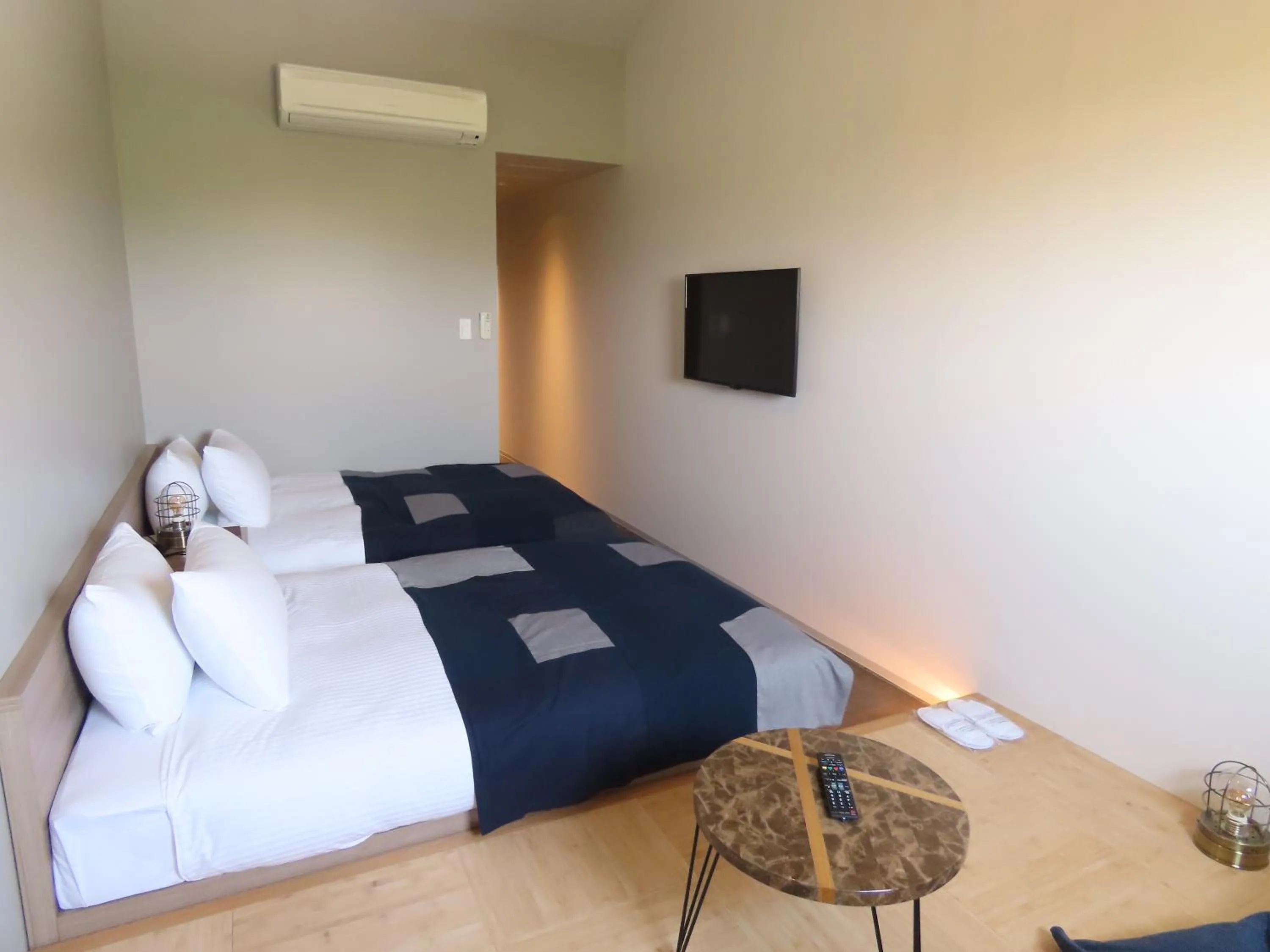 Bed in Osaka Hokko Marina HULL