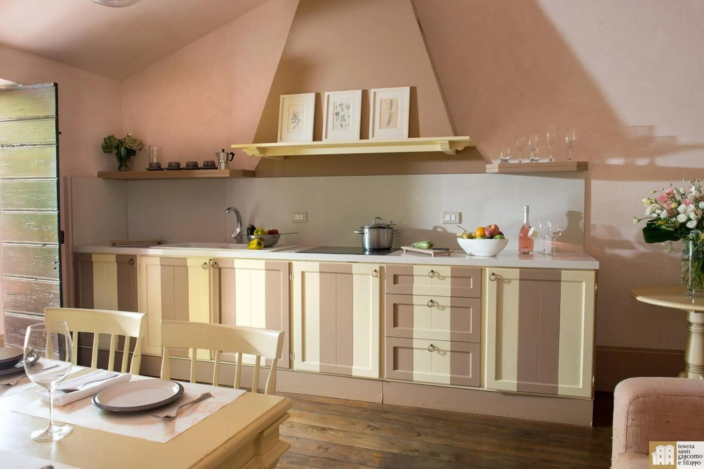 Kitchen or kitchenette in Tenuta Santi Giacomo e Filippo