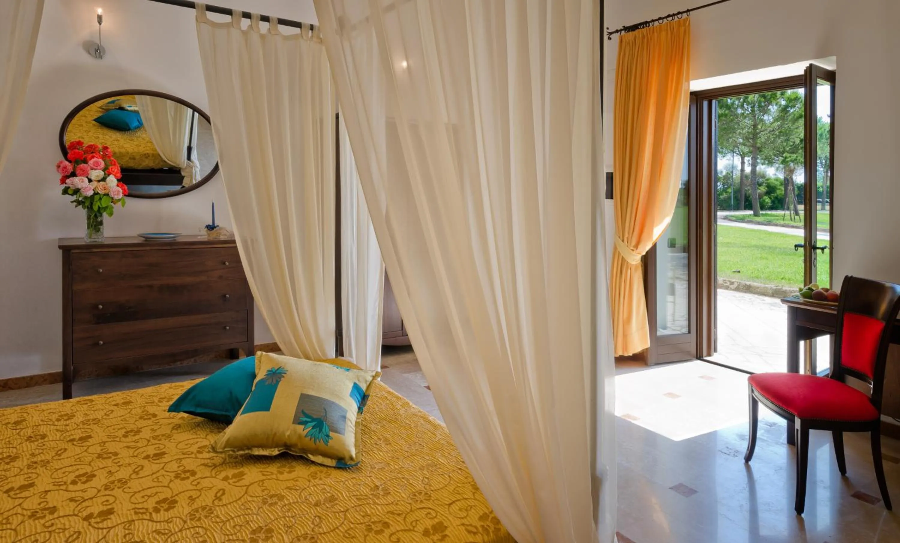 Bed in AmareGold Tenuta La Baronessa Resort