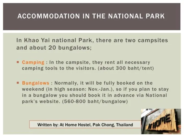 At Home Hostel, Pak Chong