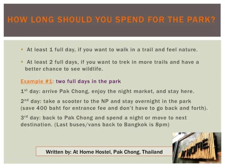 At Home Hostel, Pak Chong